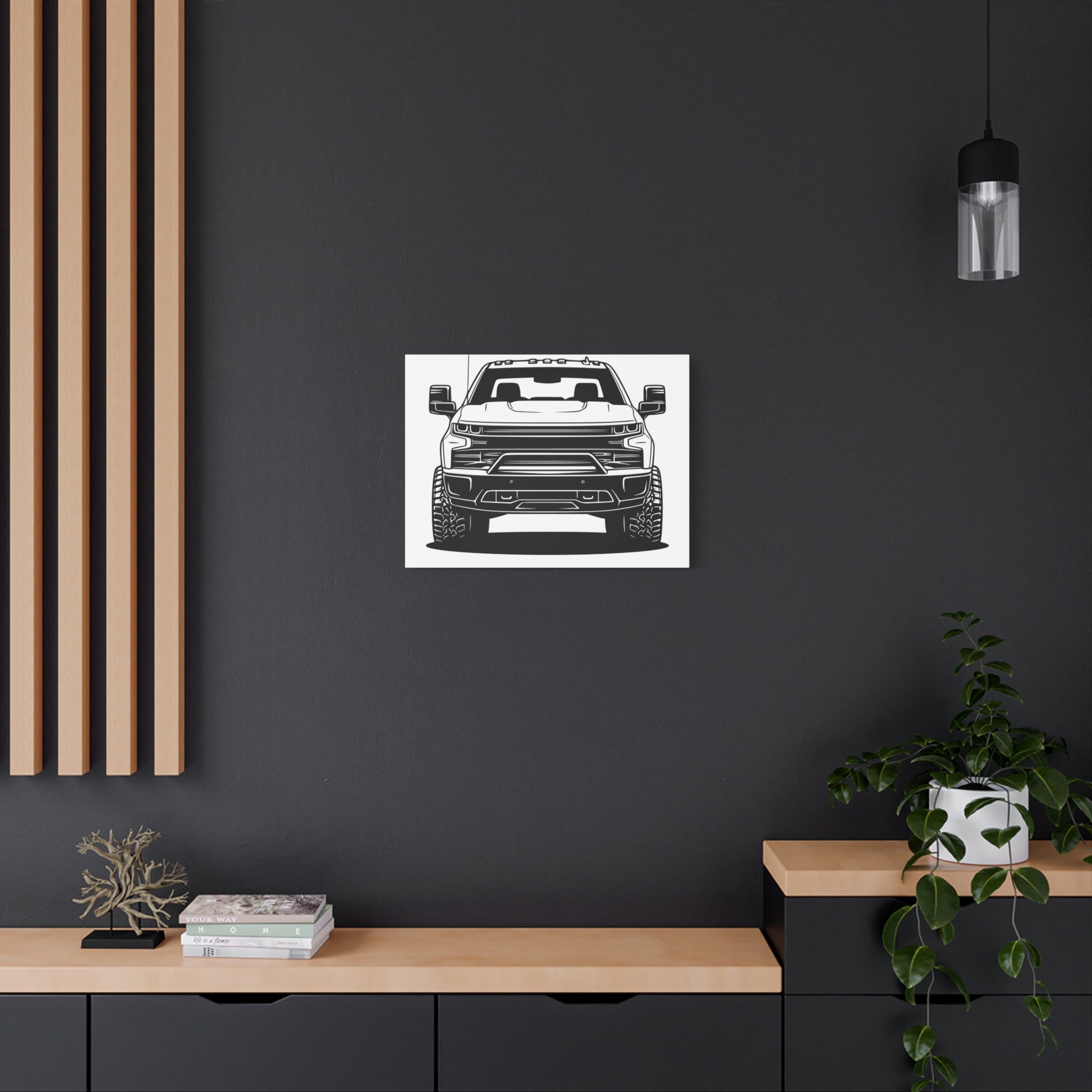 Chevy Silverado Trail Boss (2019+) Canvas Wall Art