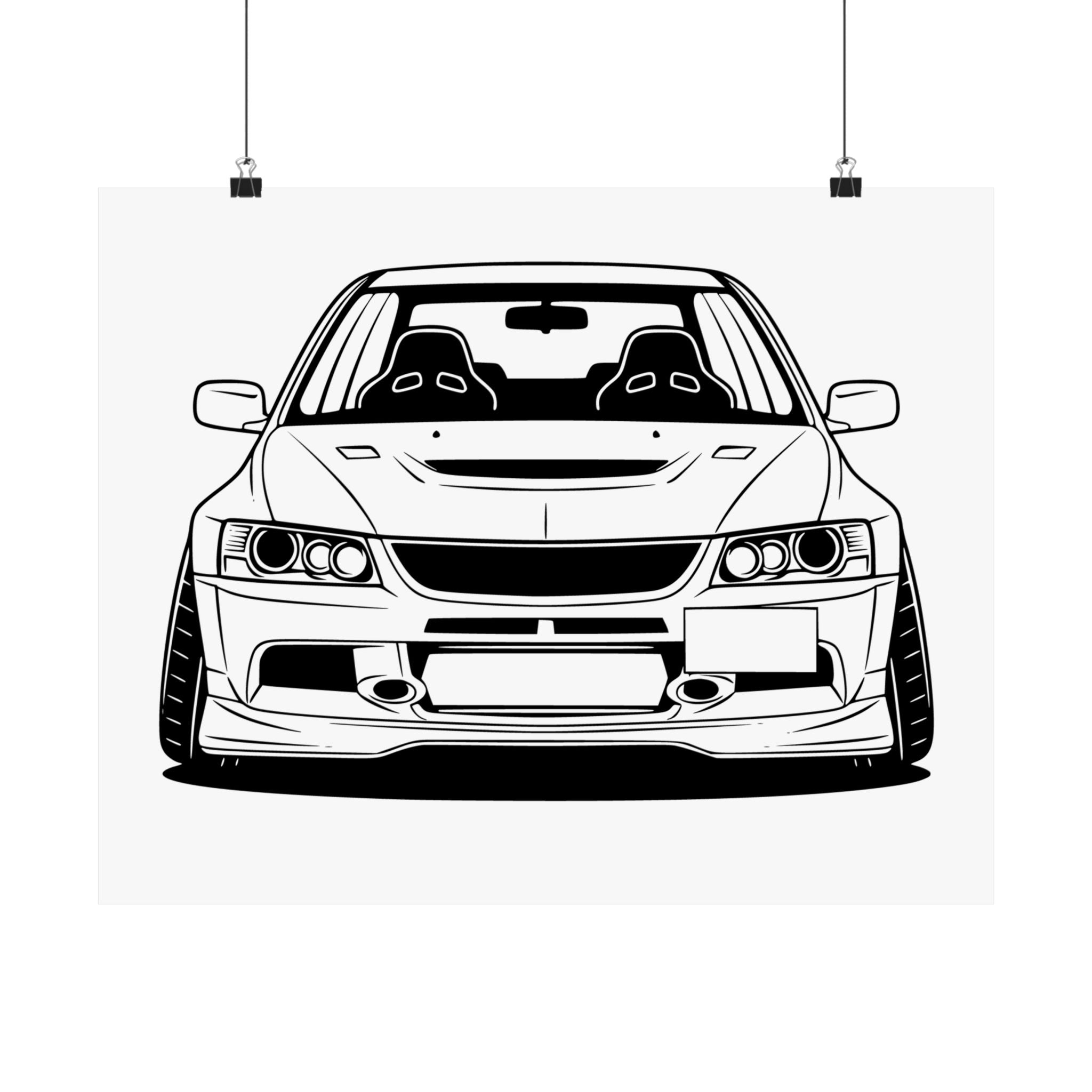Mitsubishi Evo IX (2005-07) Poster