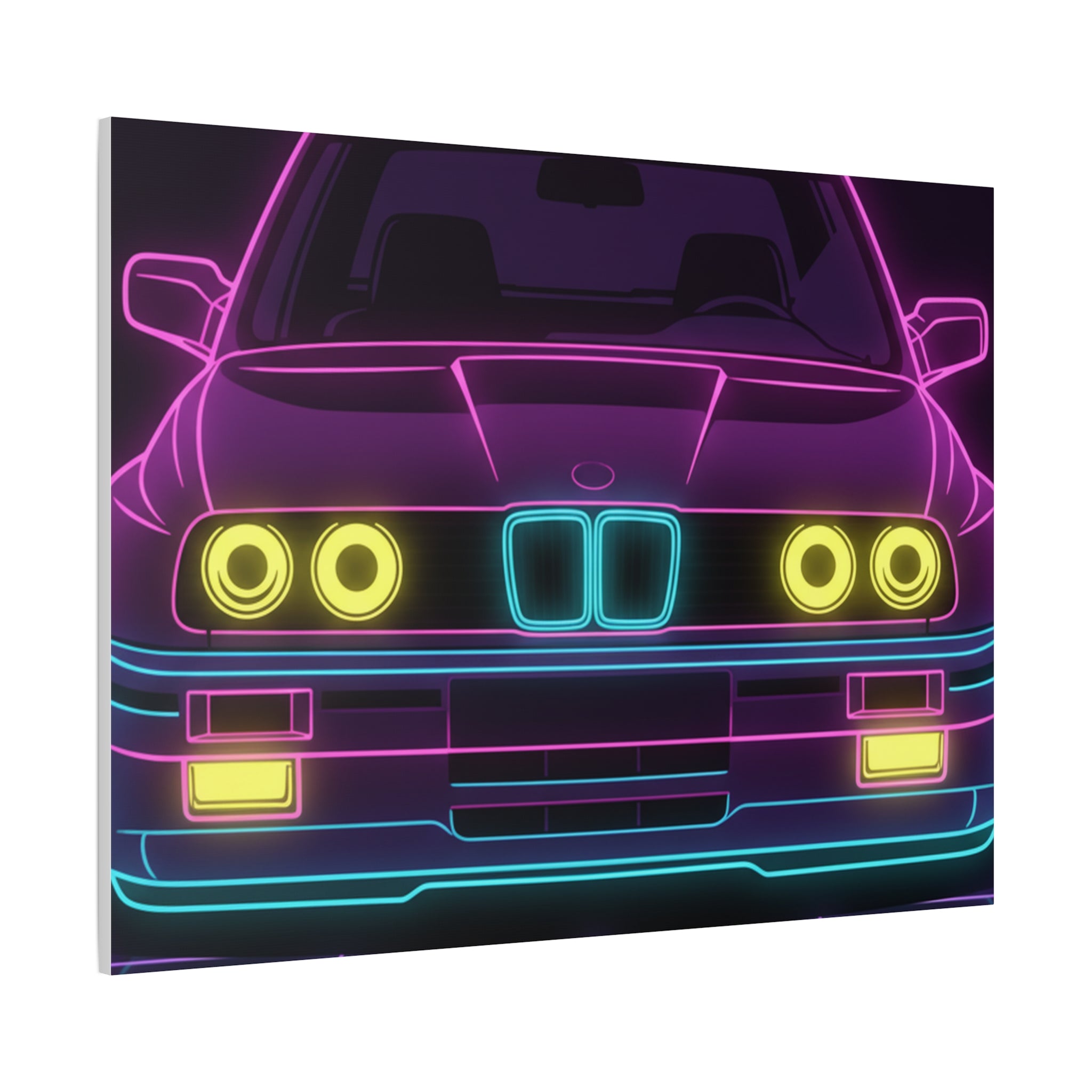 BMW E30 Canvas Wall Art