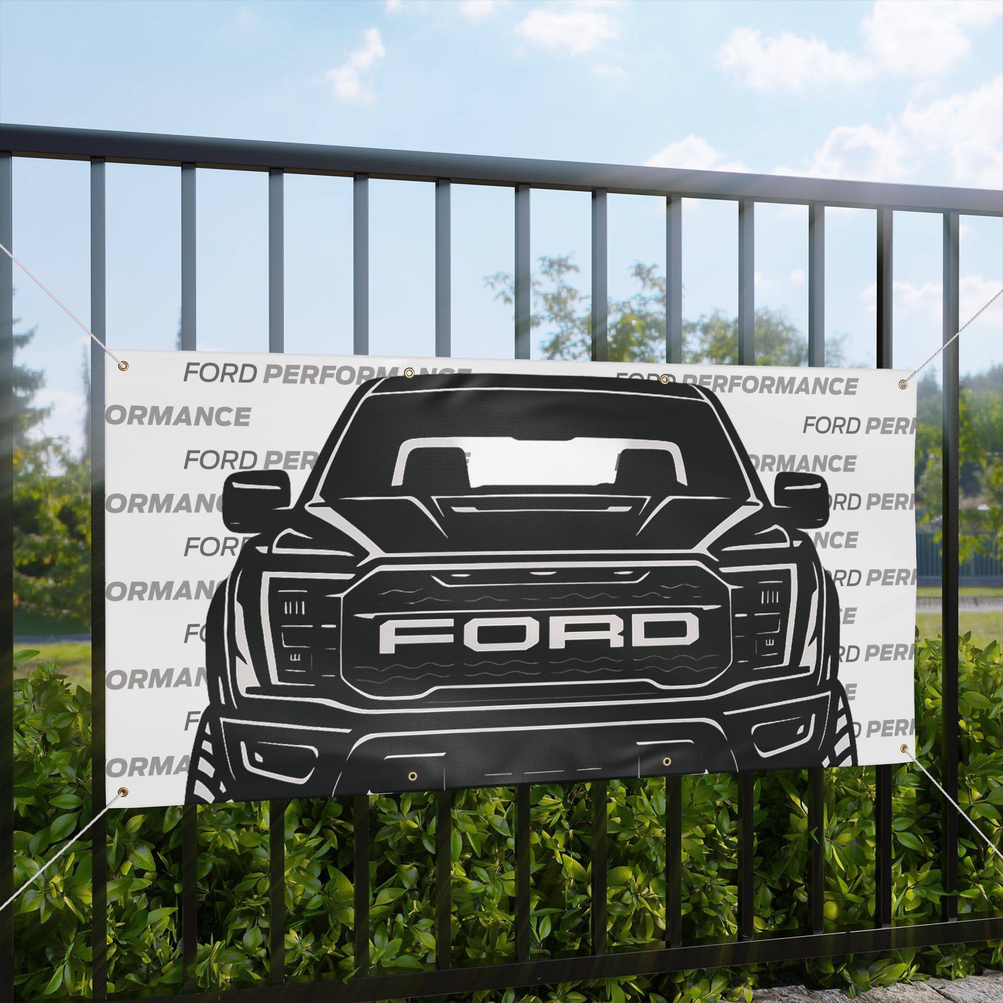 Ford Raptor (Gen 3) Banner Greyscale