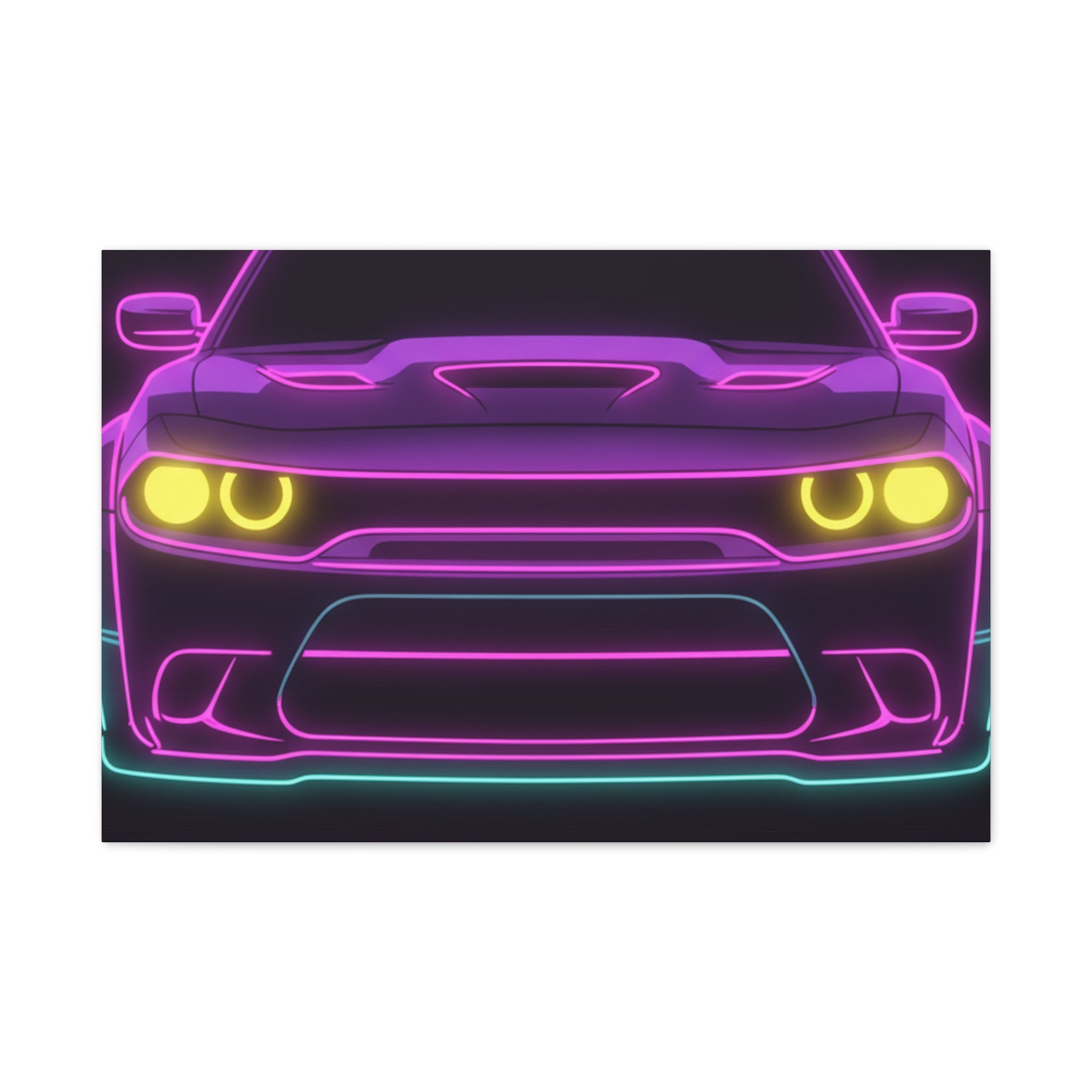 Dodge Challenger SRT Hellcat Canvas Wall Art