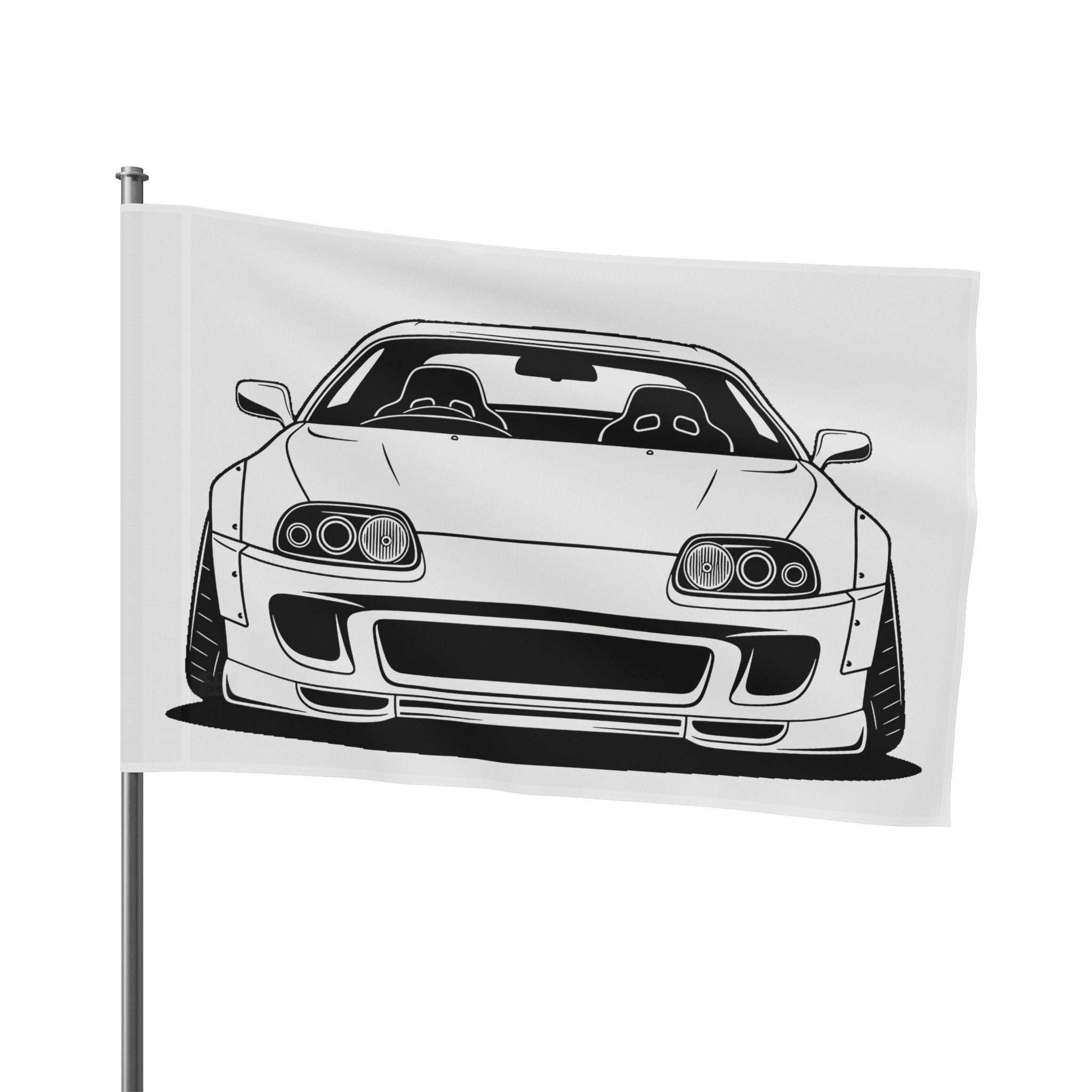 Toyota Supra MK4 Garage Flag
