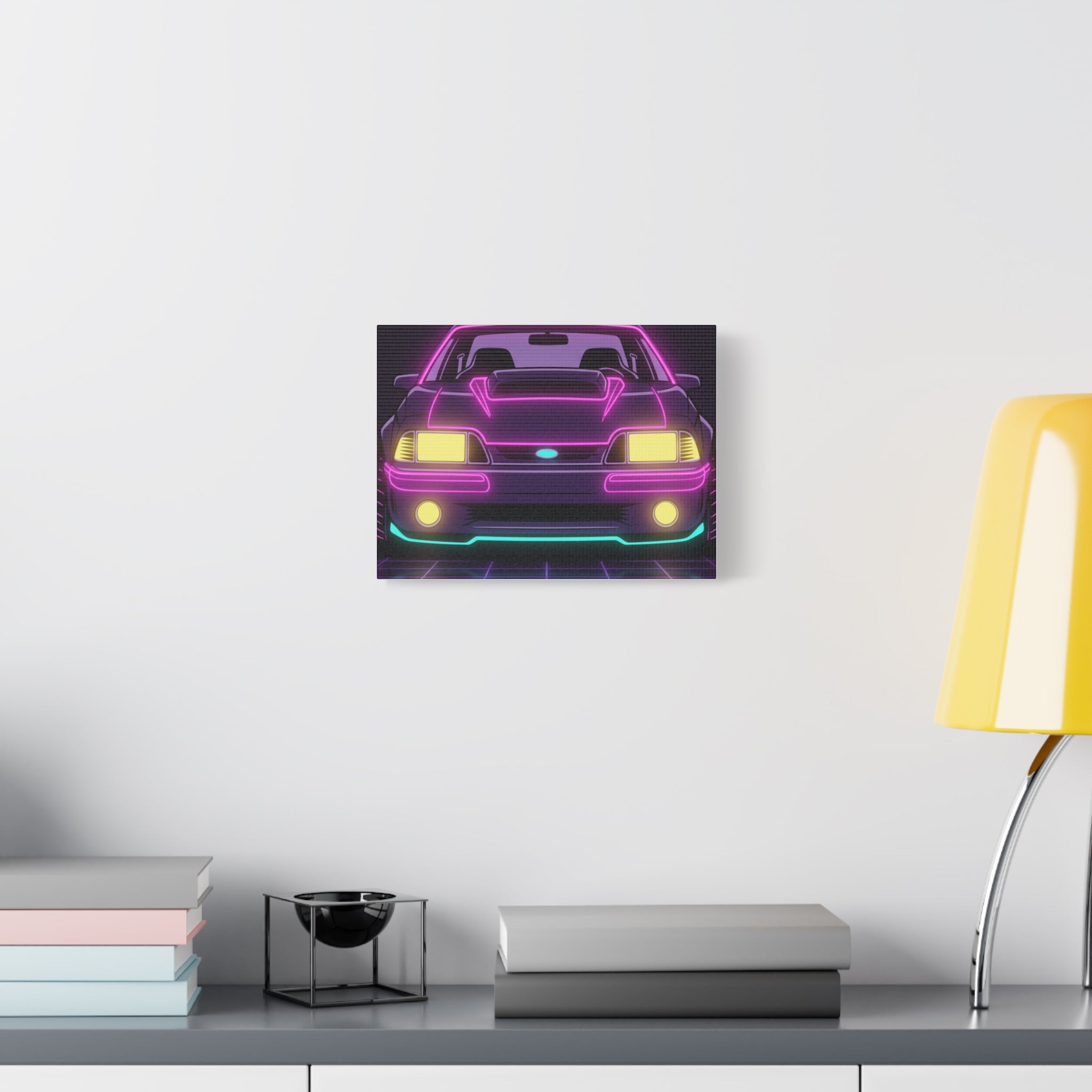 Ford Mustang Fox Body GT Canvas Wall Art