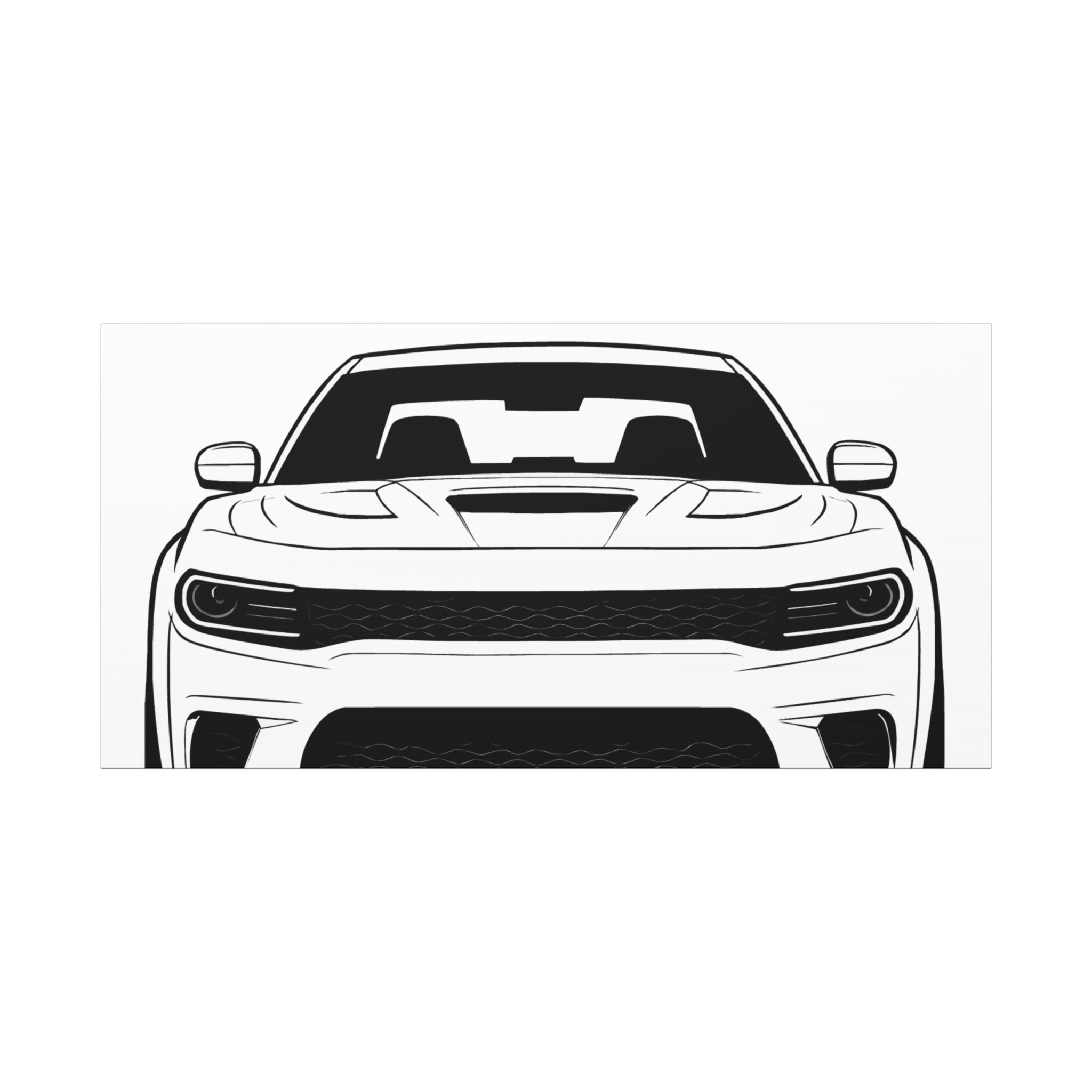 Dodge Charger SRT Hellcat Canvas Wall Art