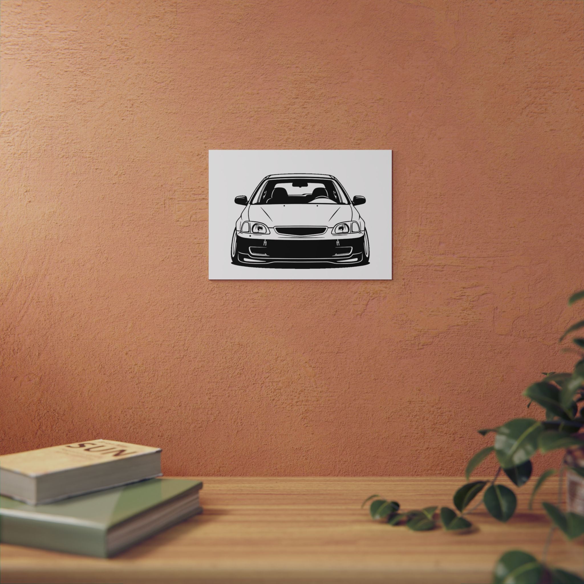 Honda Civic EK Hatch Metal Wall Sign