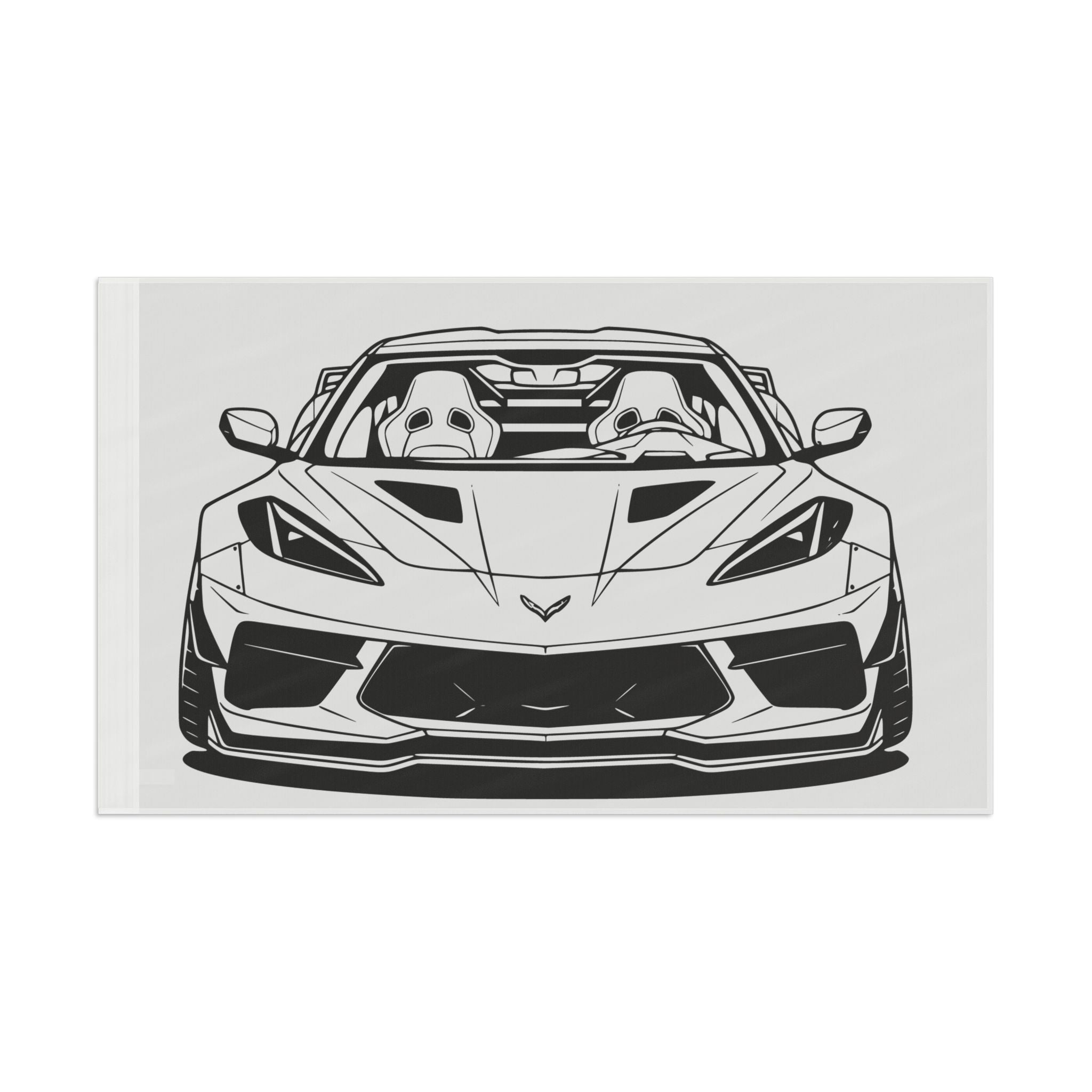 Corvette C8 (2020+) Garage Flag