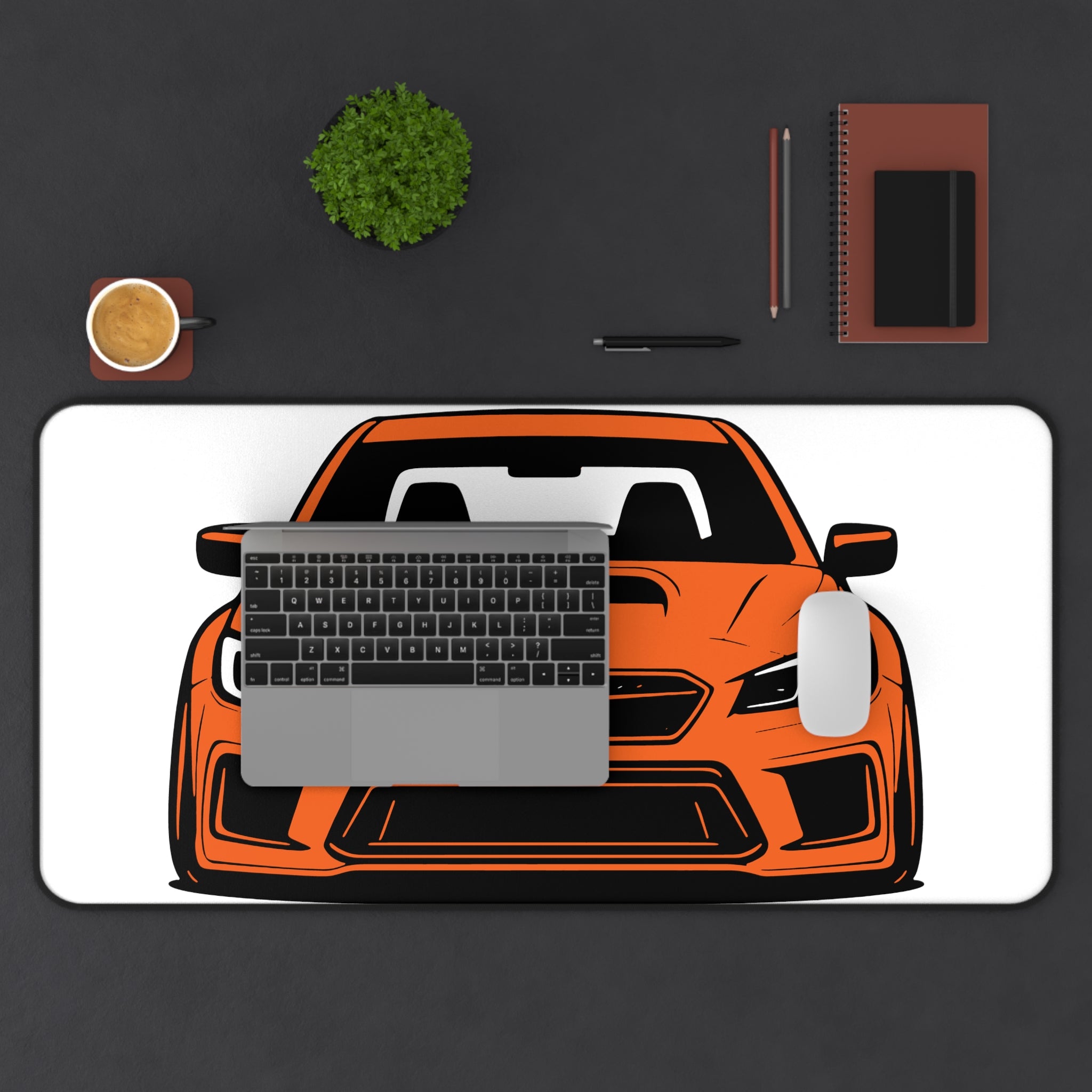 Subaru WRX Desk Mat (Orange)