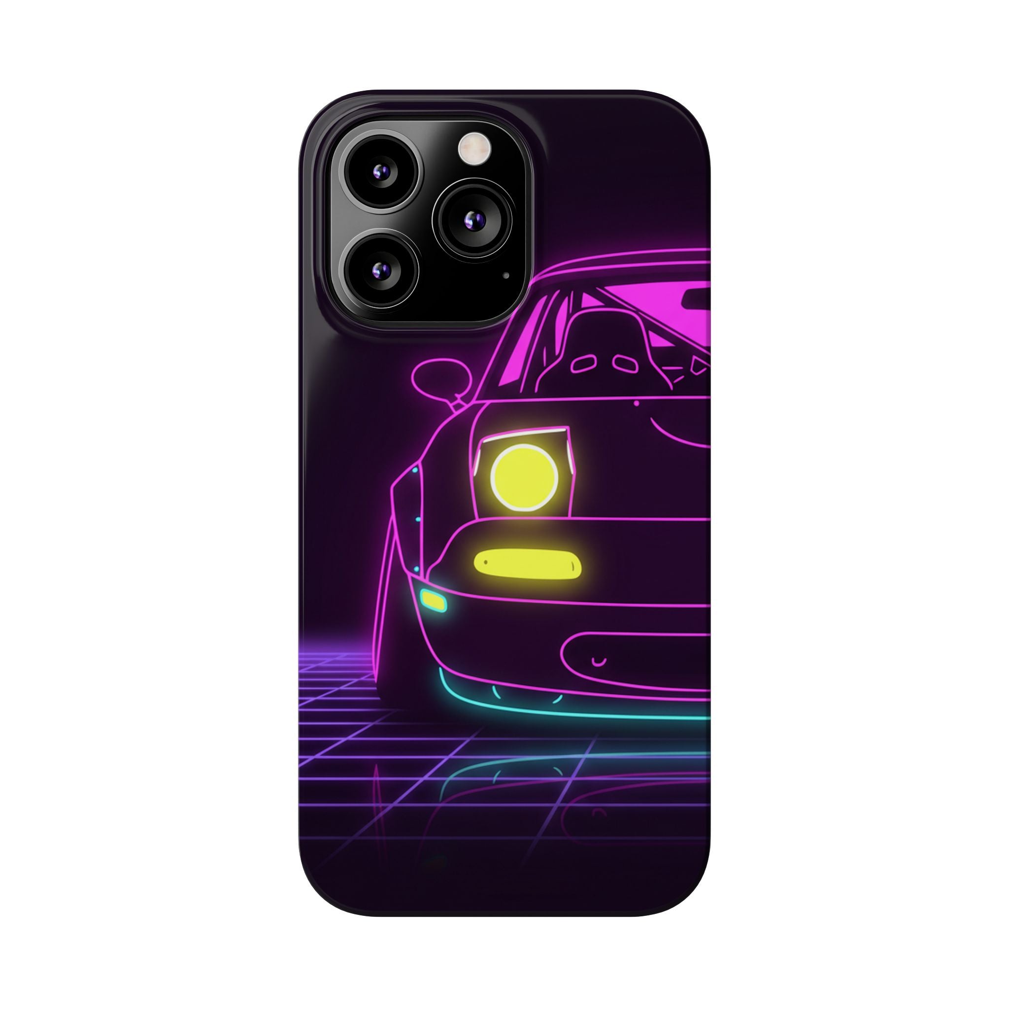 Mazda Miata NA (1989-97) Neon Synthwave Phone Case