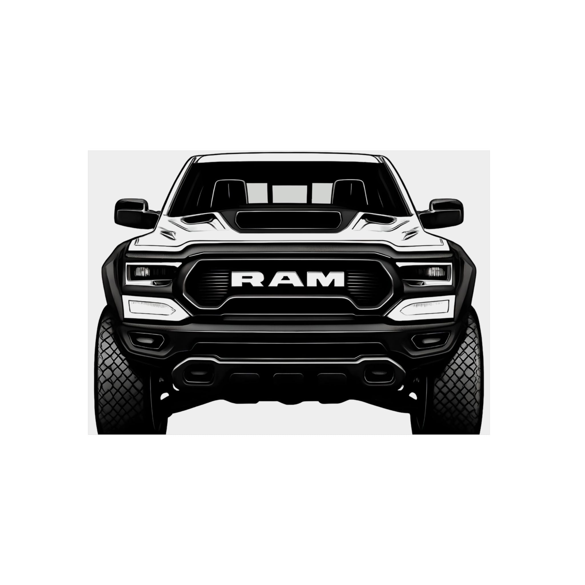 Dodge Ram TRX | Metal Wall Sign