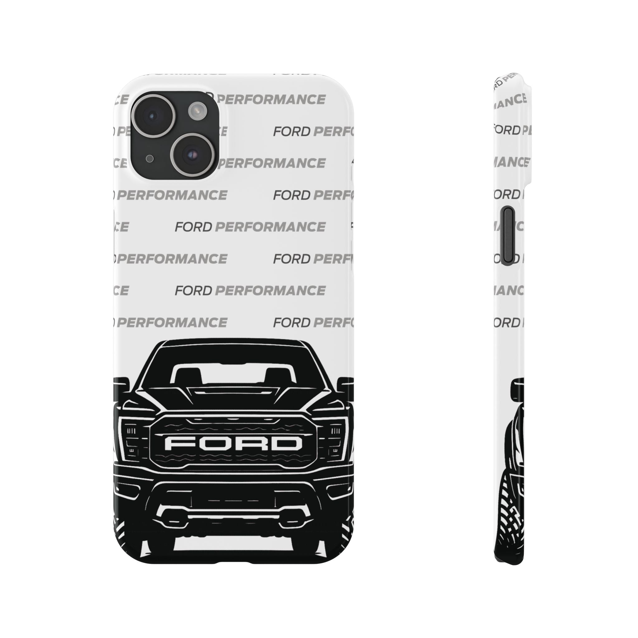 Ford Raptor (Gen 3) Slim Phone Case Greyscale
