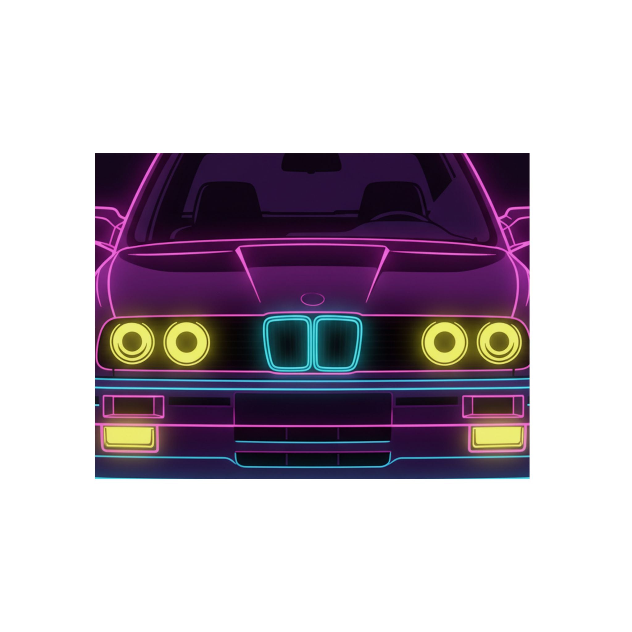 BMW E30 Metal Wall Sign