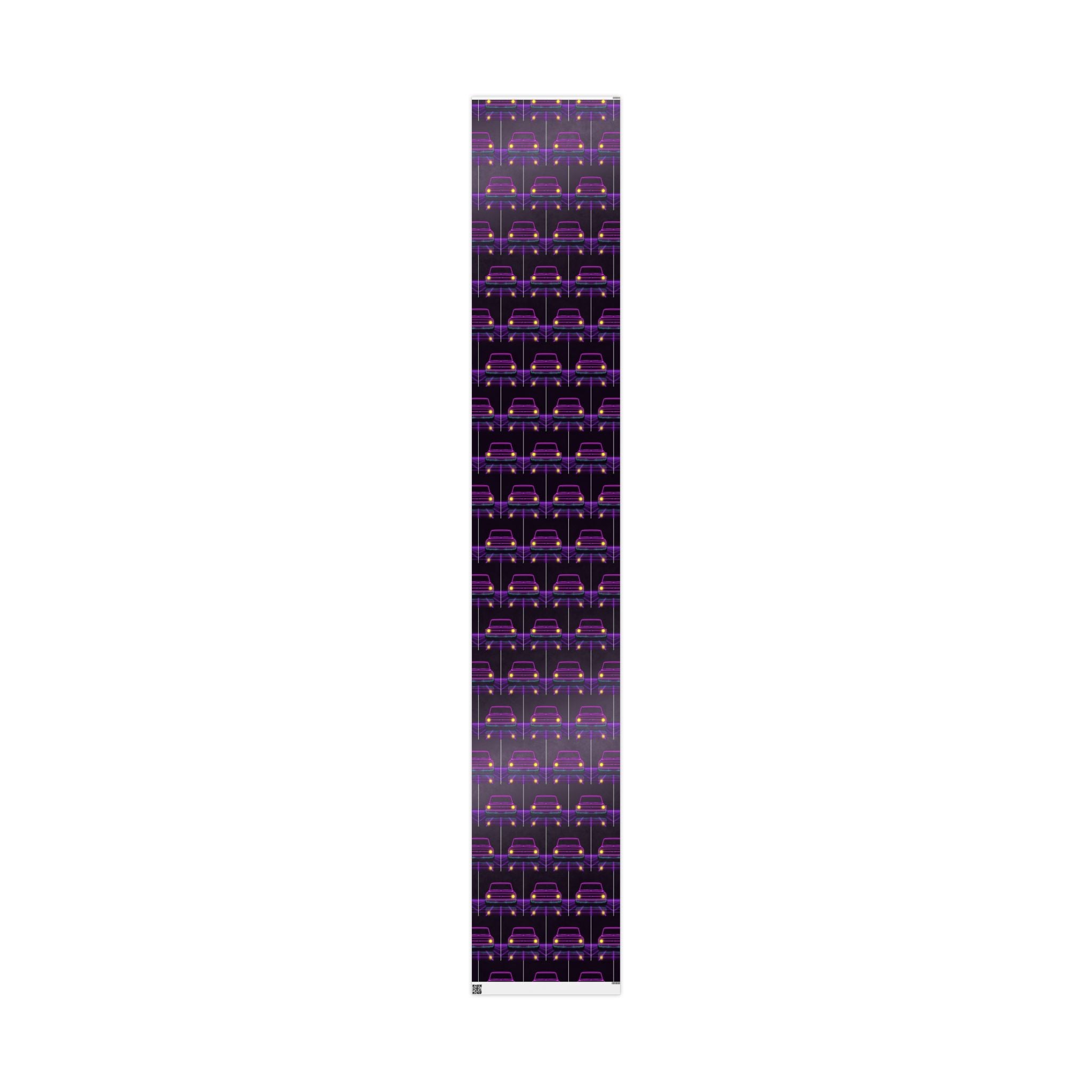 Chevy C10 Pickup (1967-72) Pro-Touring Neon Synthwave Gift Wrapping Paper
