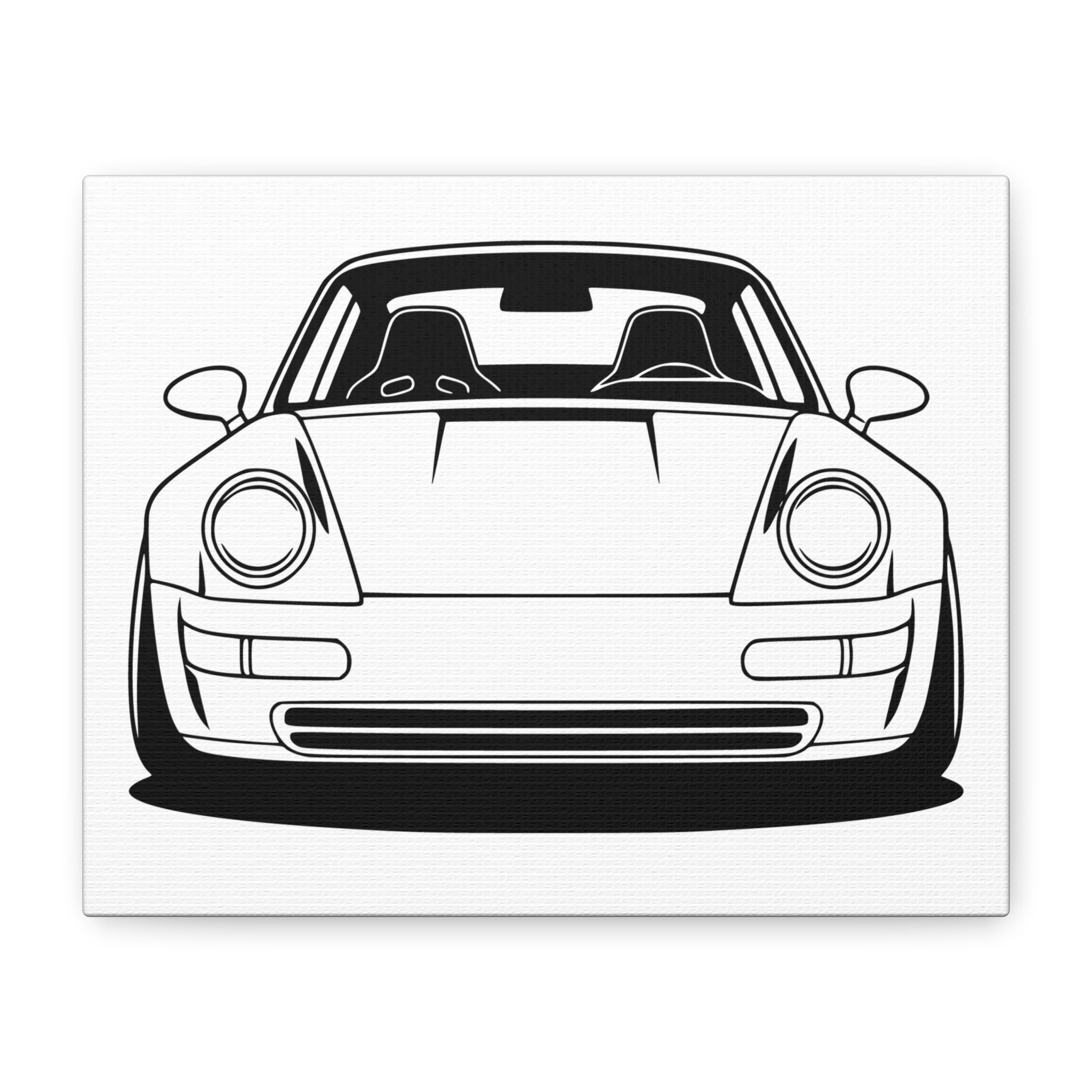 Porsche 964 Singer Canvas Wall Art