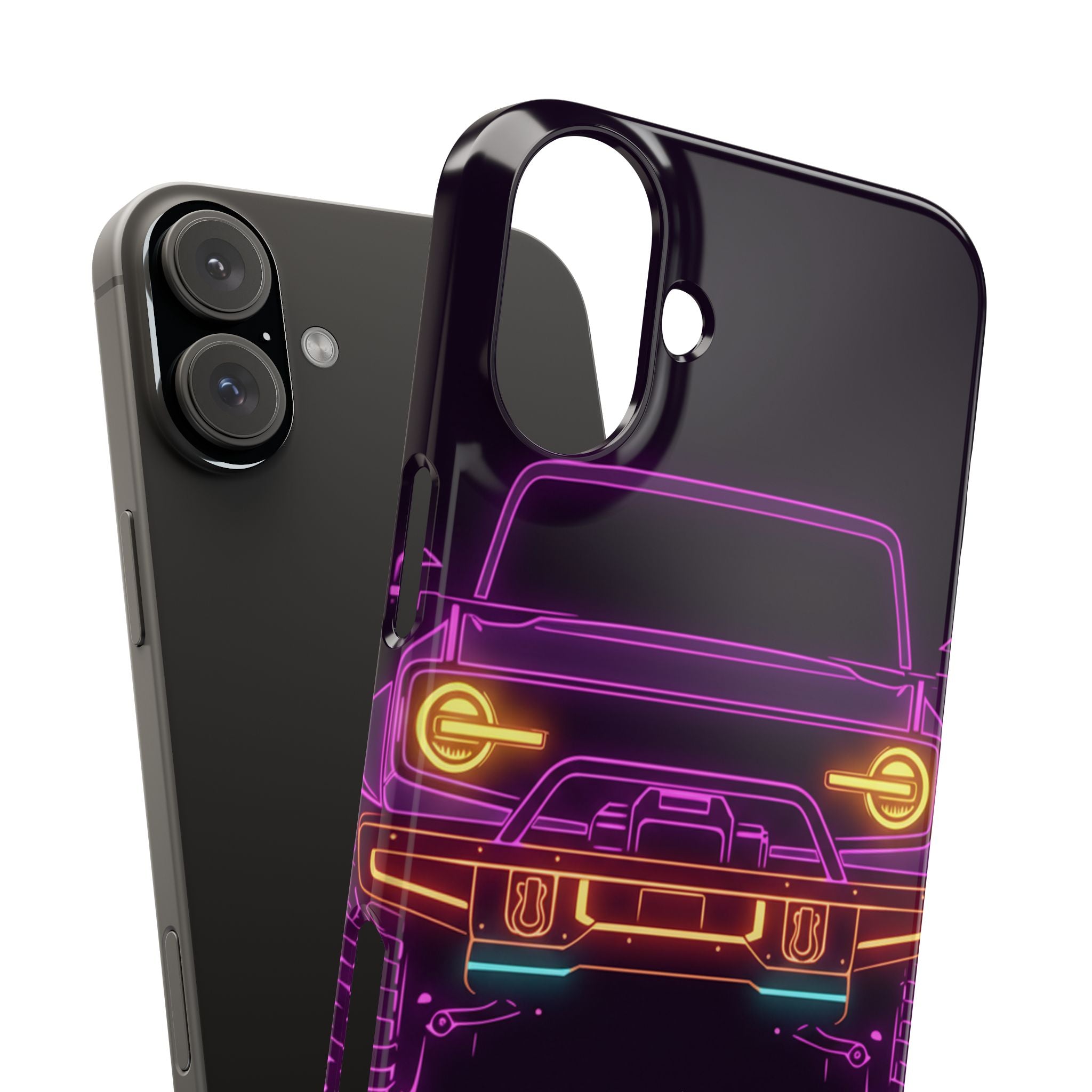 Ford Bronco (2021+) Neon Synthwave Phone Case