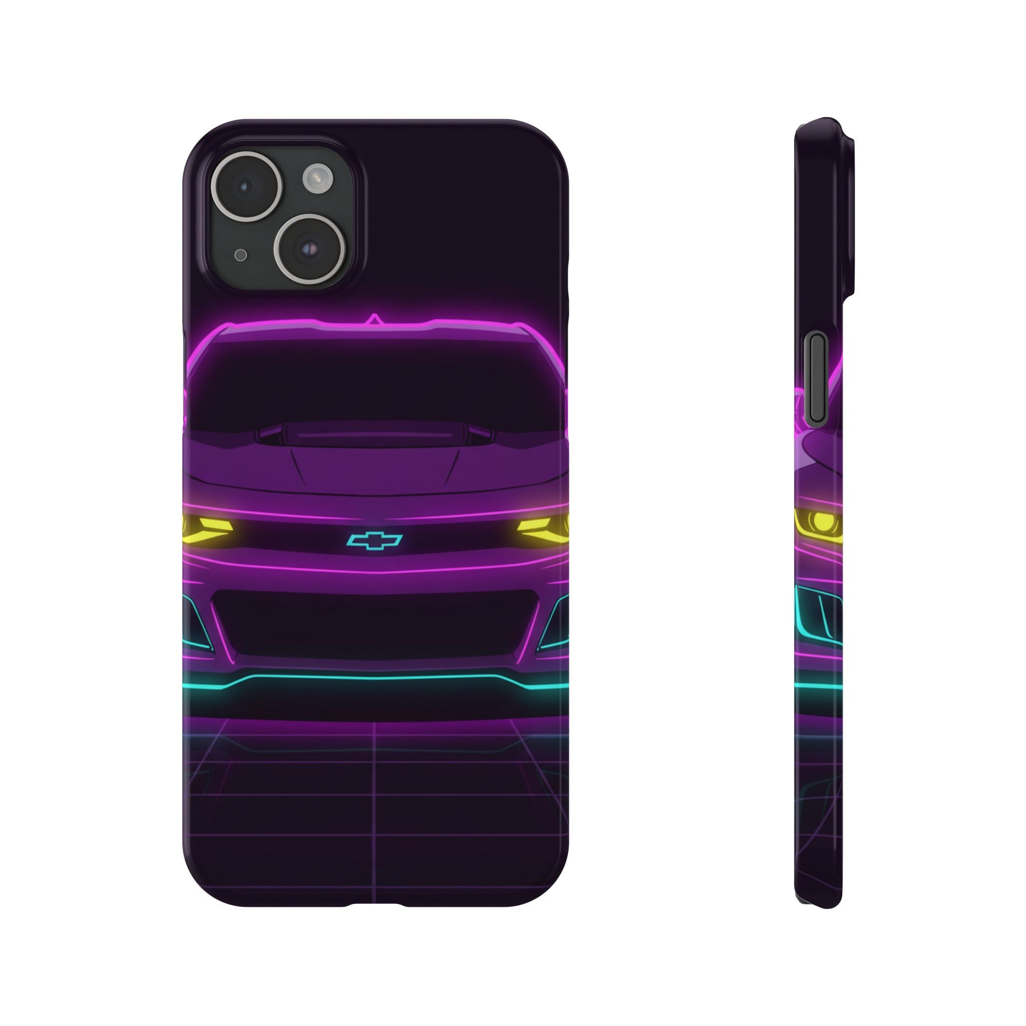 Chevrolet Camaro ZL1 Neon Synthwave Phone Case