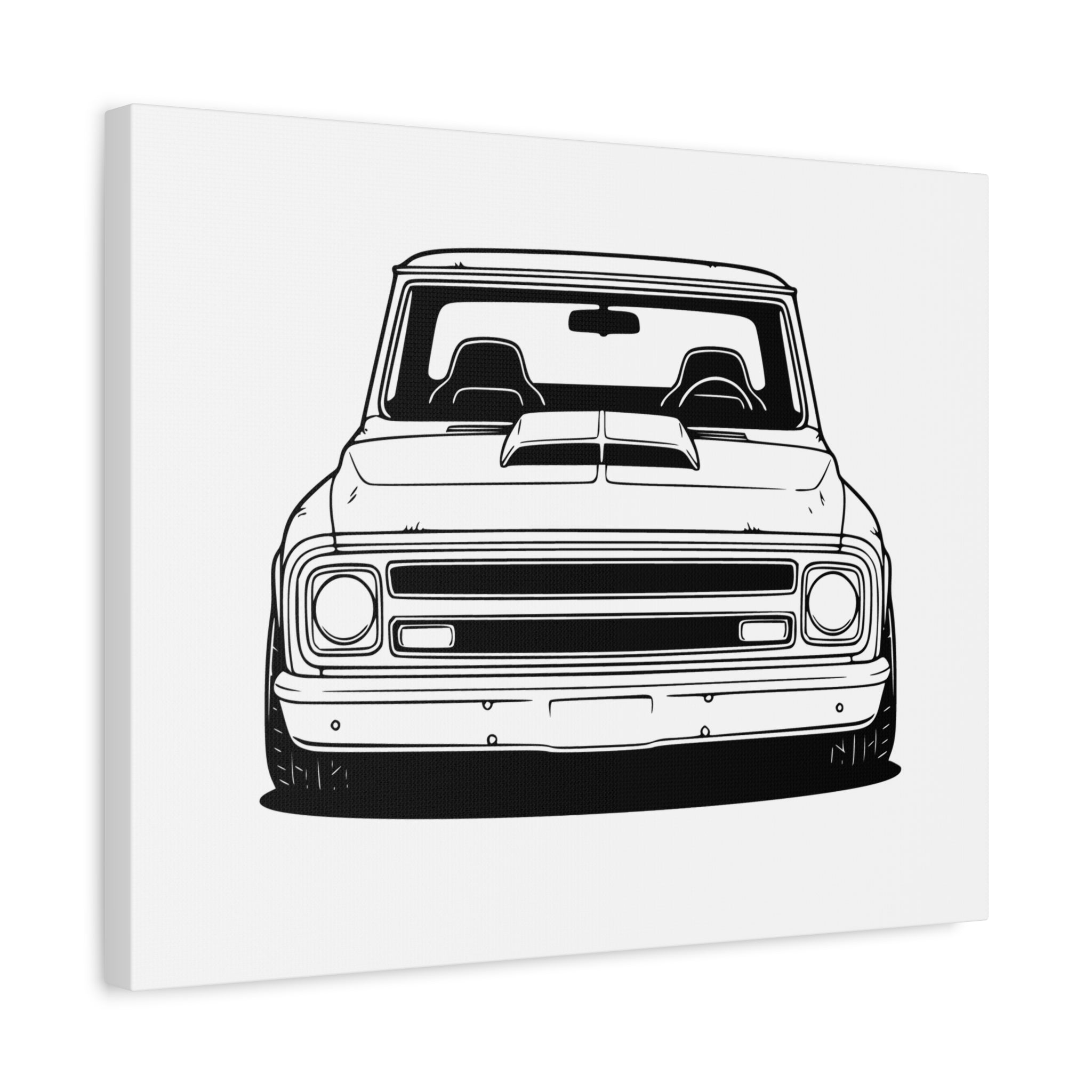 Chevy C10 Pickup (1967-72) Canvas Wall Art