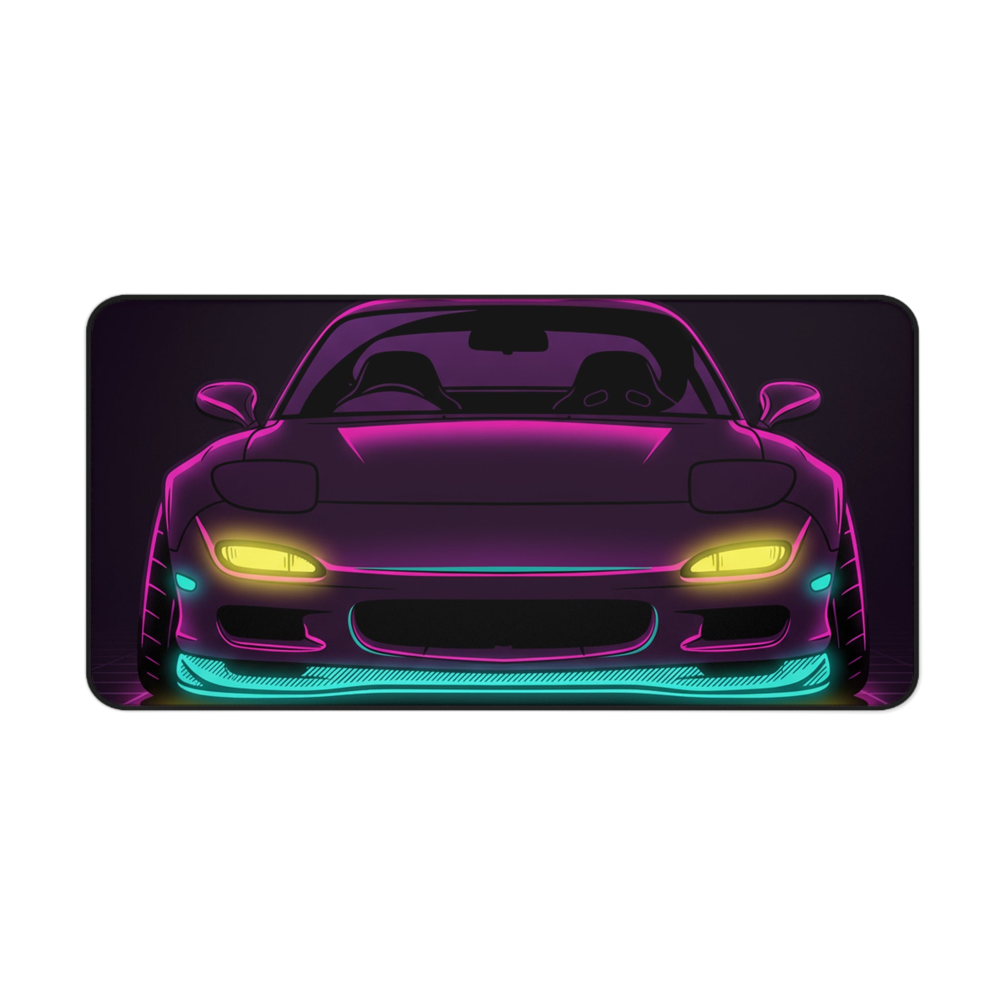 Mazda RX-7 FD Neon Synthwave Desk Mat