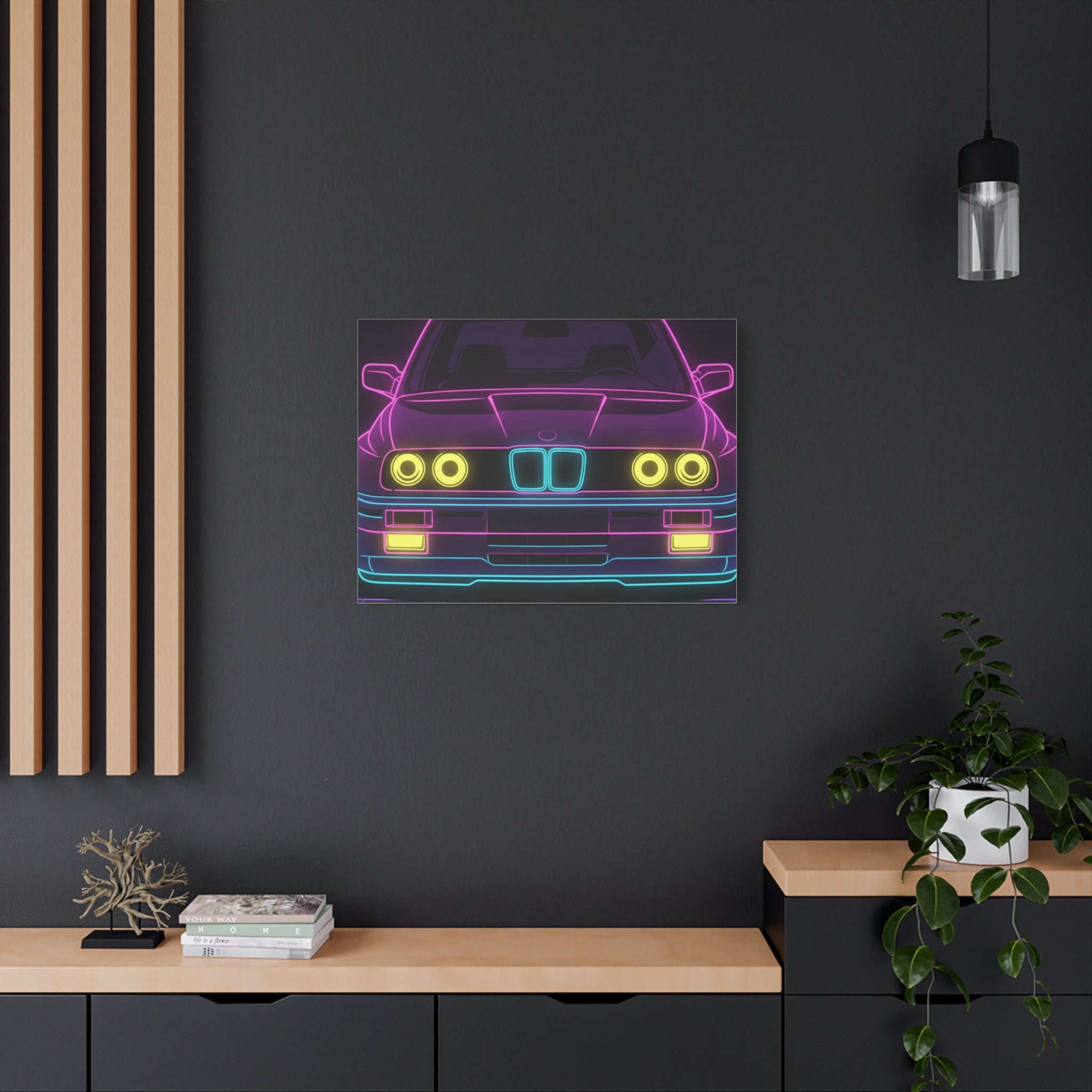 BMW E30 Canvas Wall Art