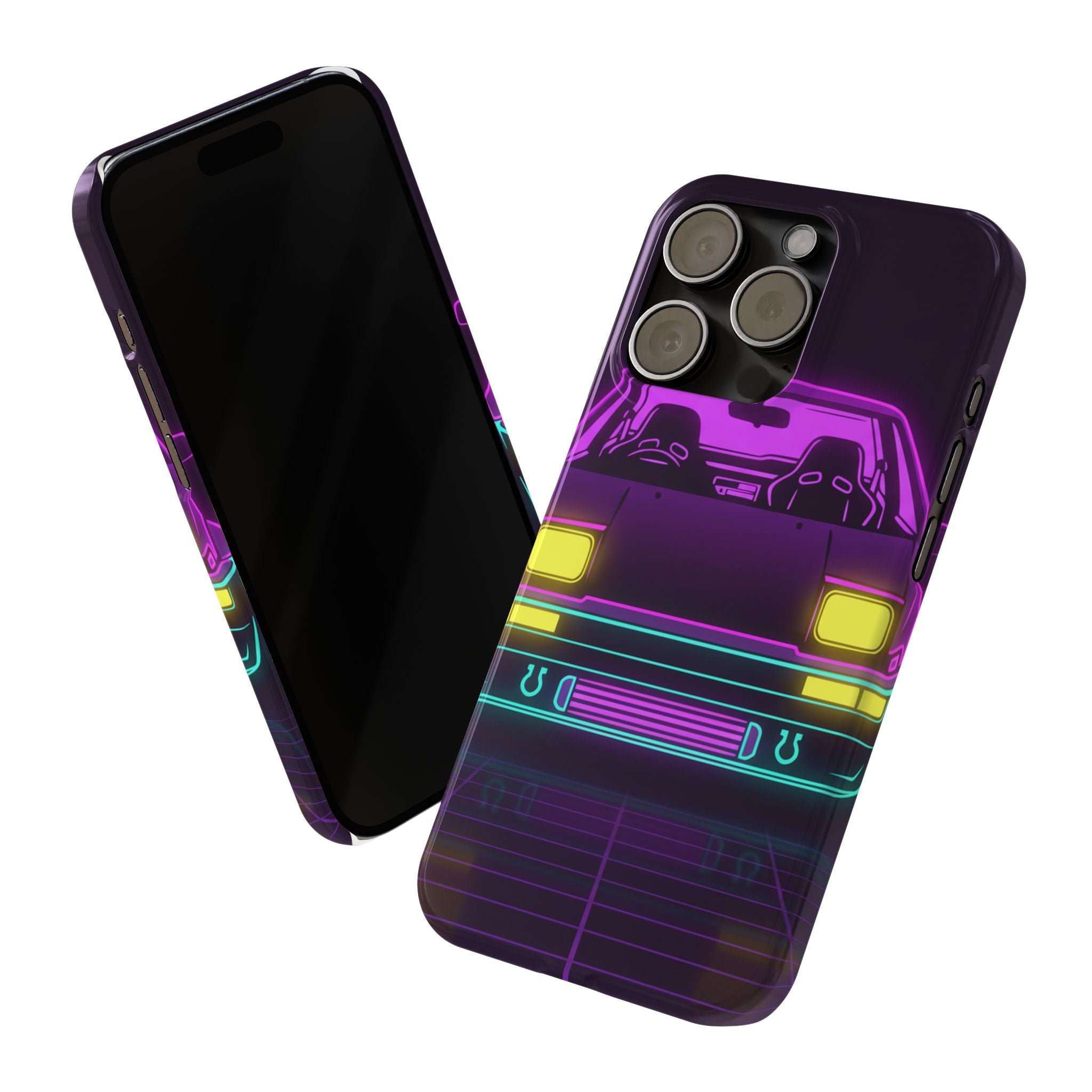 Toyota AE86 (1983-87) Neon Synthwave Phone Case