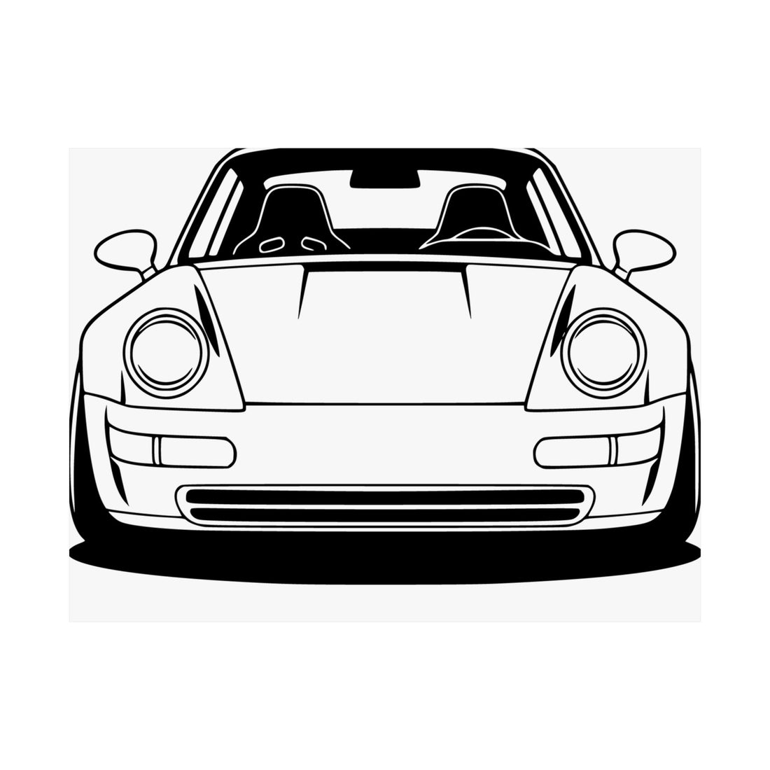 Porsche 964 Singer Poster