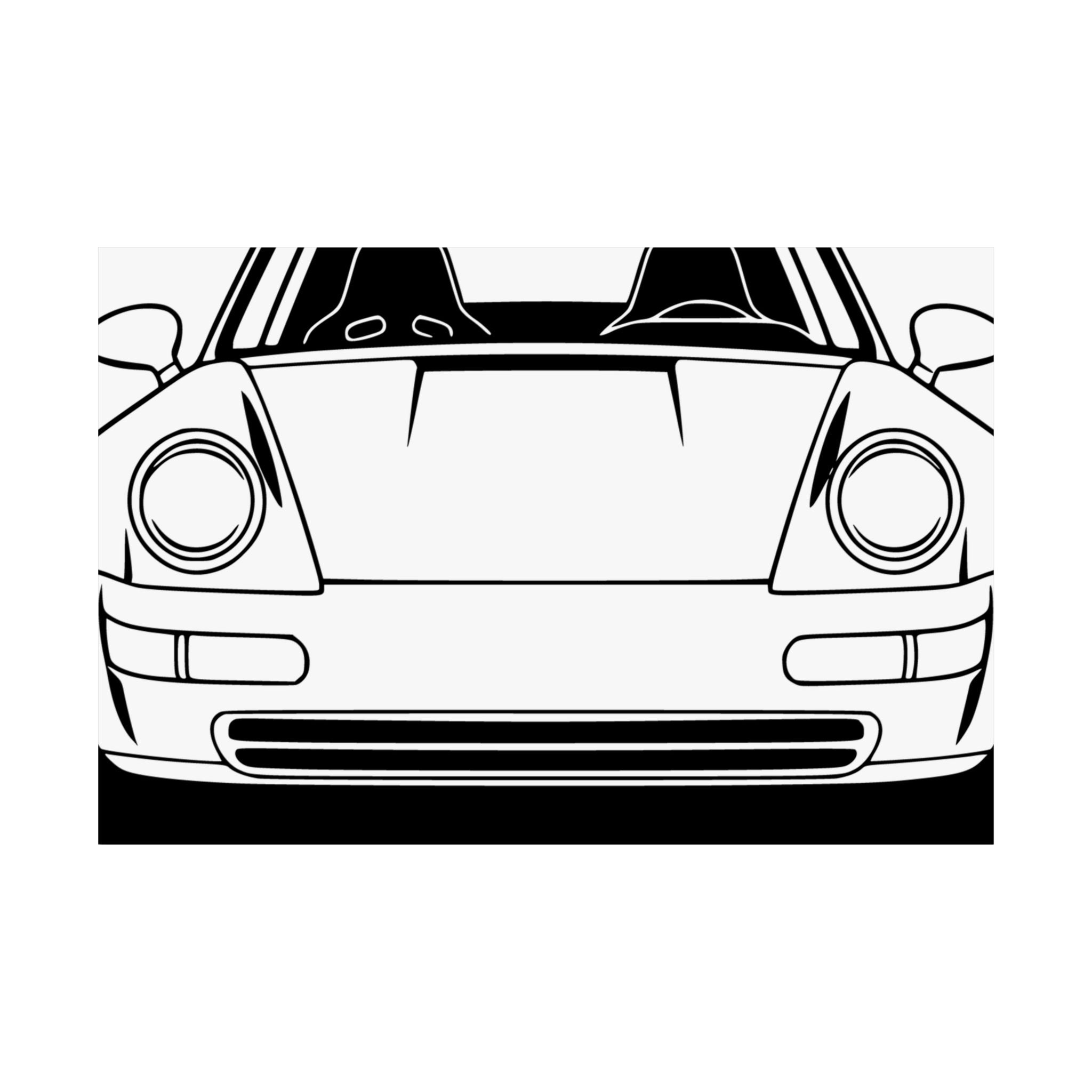 Porsche 964 Singer Poster