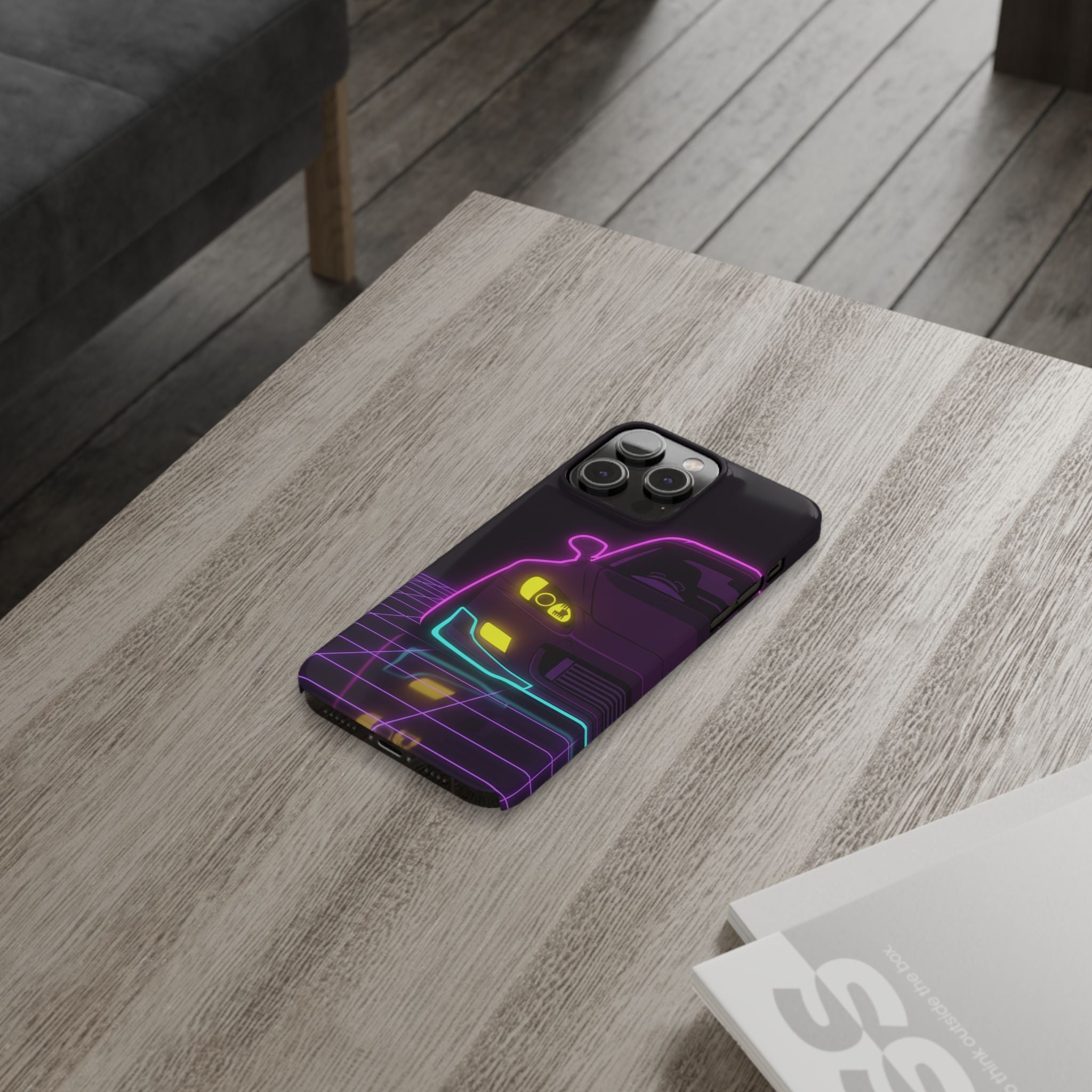 Honda S2000 (1999-09) Neon Synthwave Phone Case