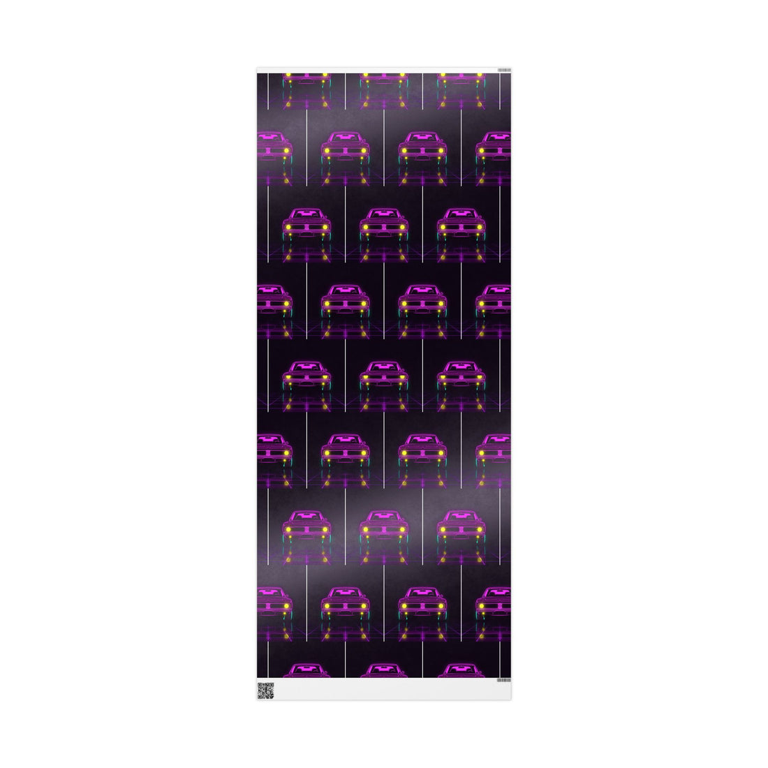Dodge Charger R/T (1968-70) Resto-Mod Neon Synthwave Gift Wrapping Paper