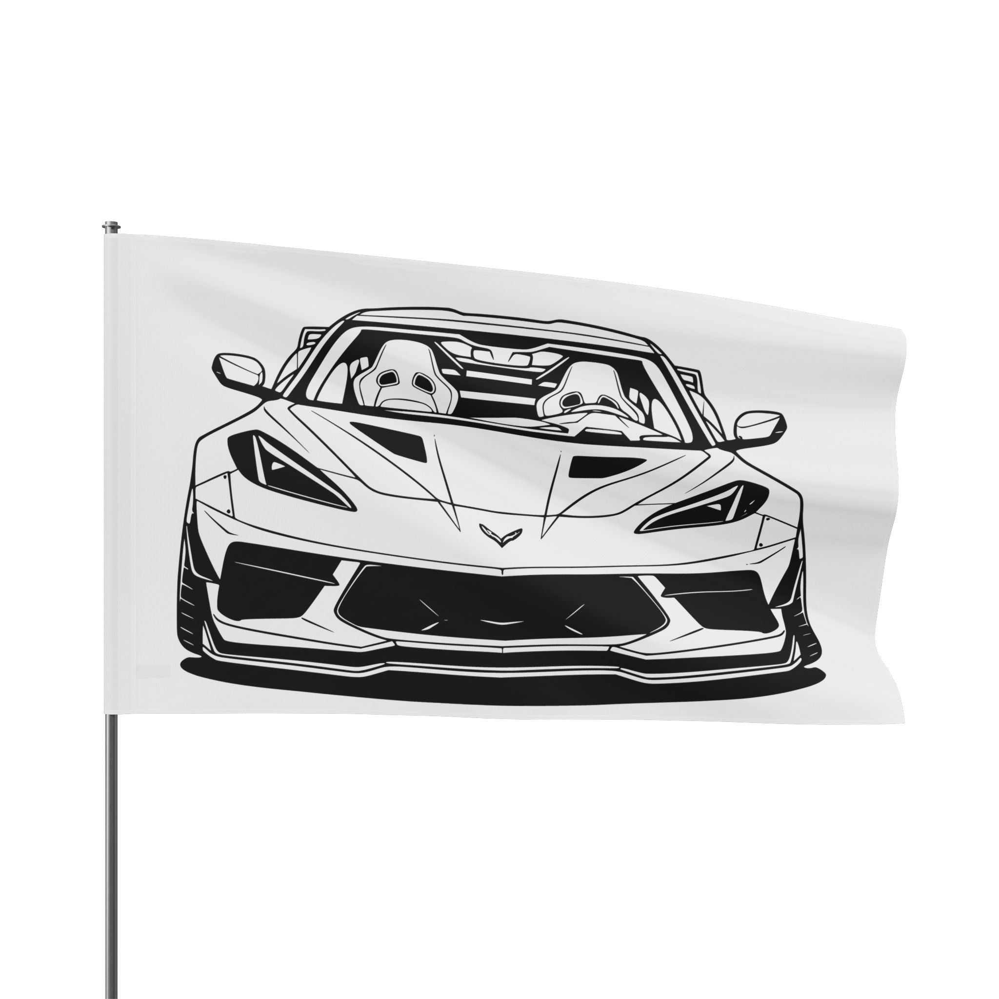 Corvette C8 (2020+) Garage Flag