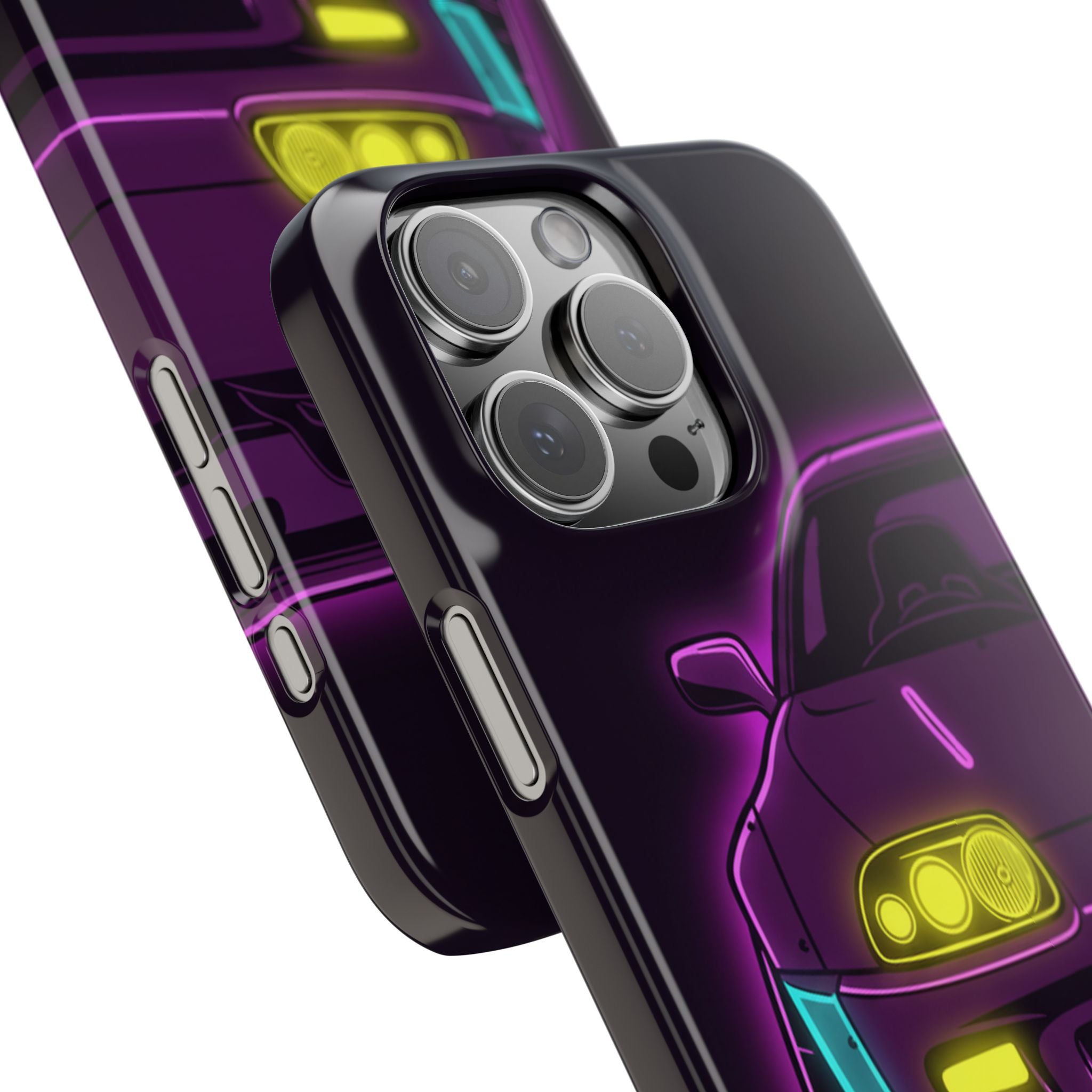 Toyota Supra MK4 Neon Synthwave Phone Case