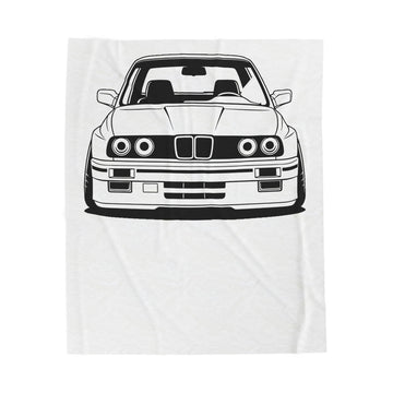 BMW E30 Velveteen Plush Blanket