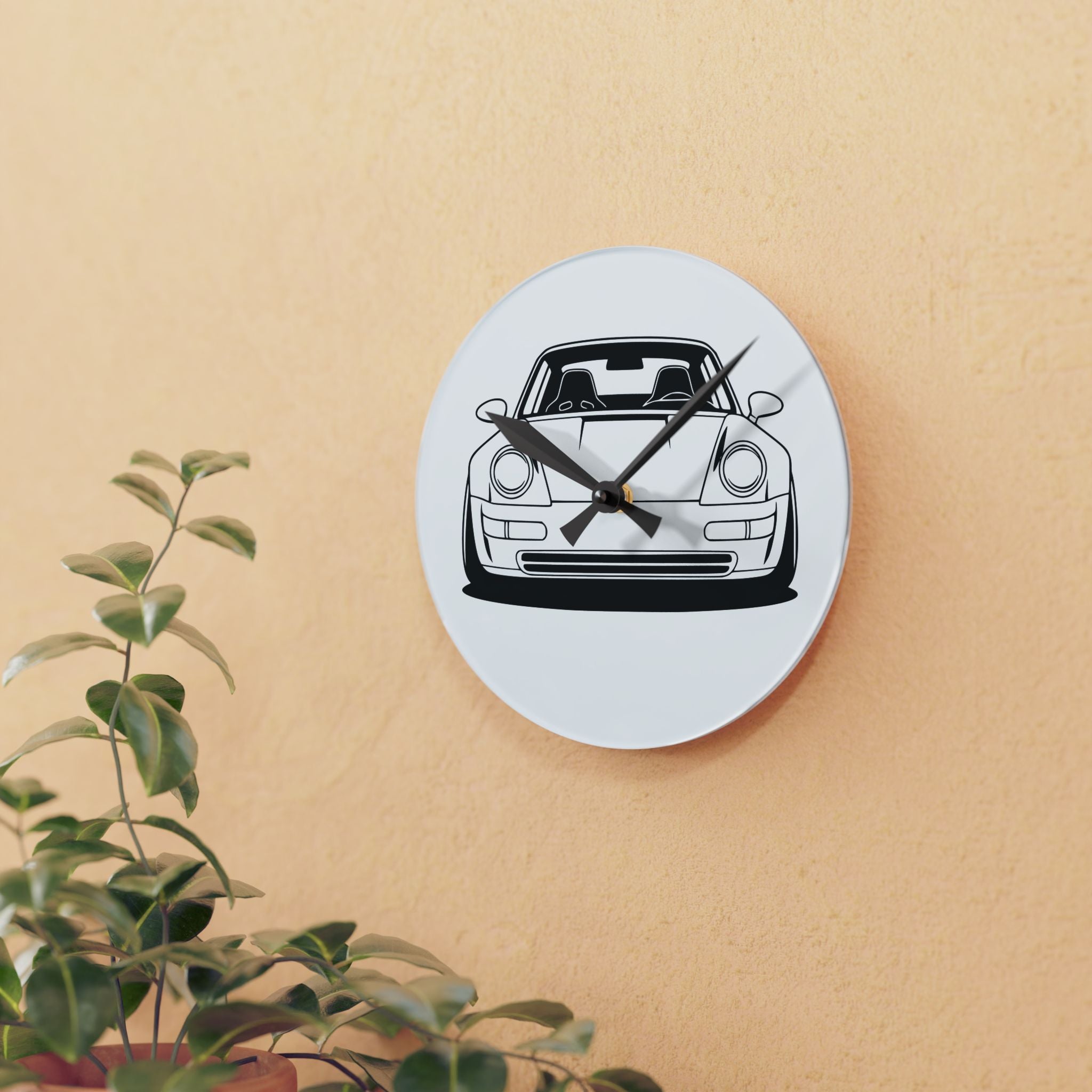 Porsche 964 Singer Wall Clock