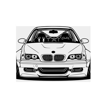 BMW E46 M3 (2000-06) Metal Wall Sign