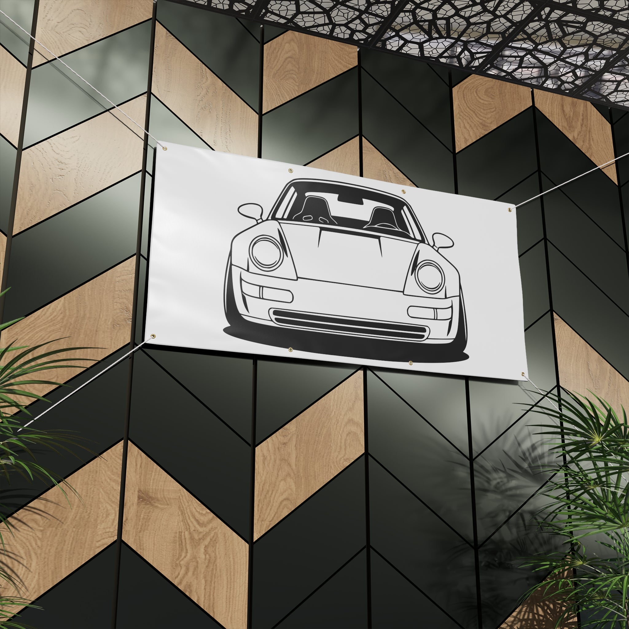 Porsche 964 Singer Banner
