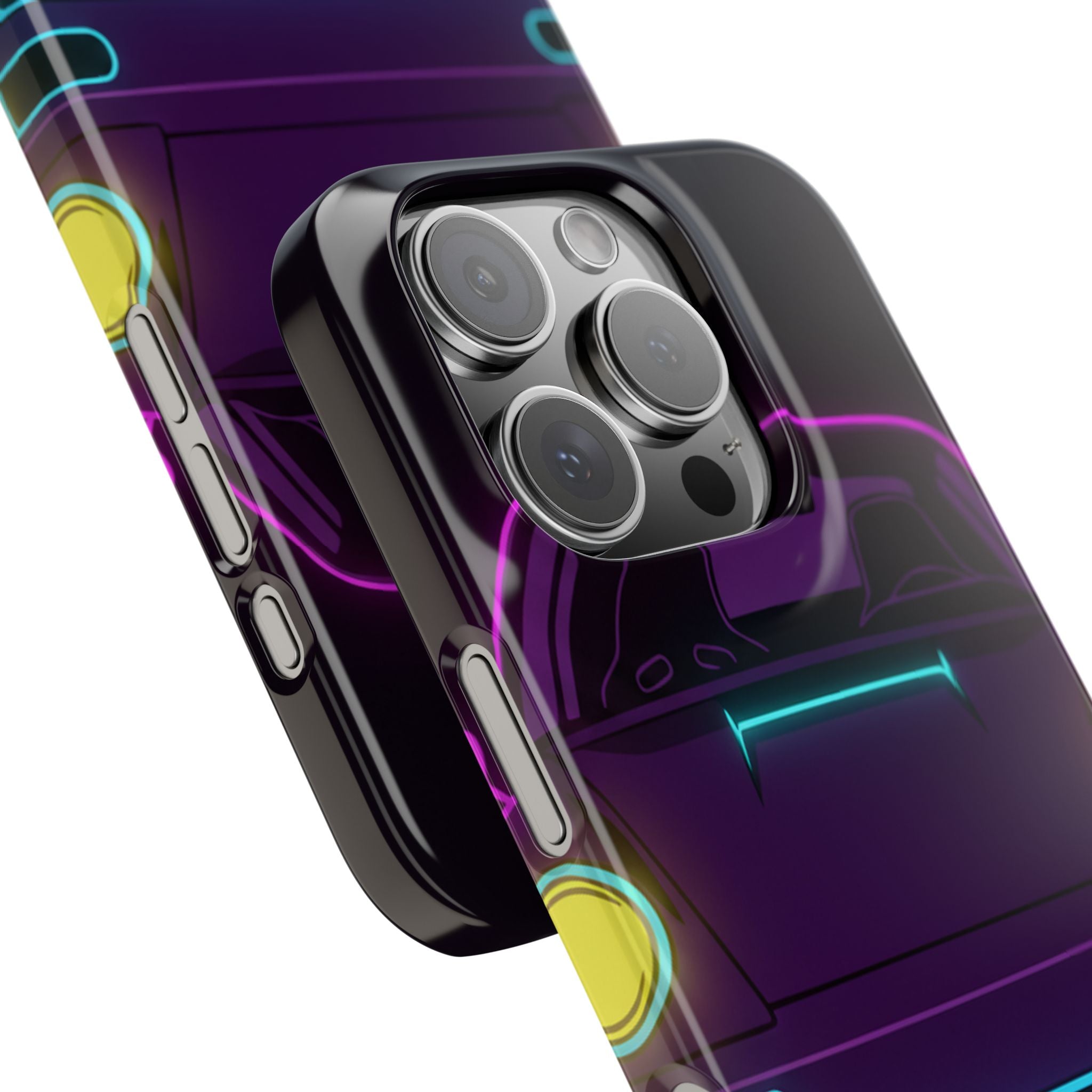 Porsche 964 Singer Neon Synthwave Phone Case