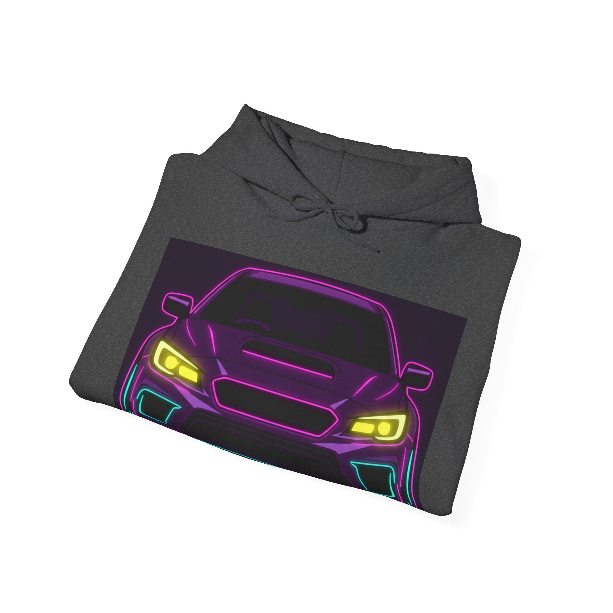 Subaru WRX STI Neon Synthwave Unisex Hoodie