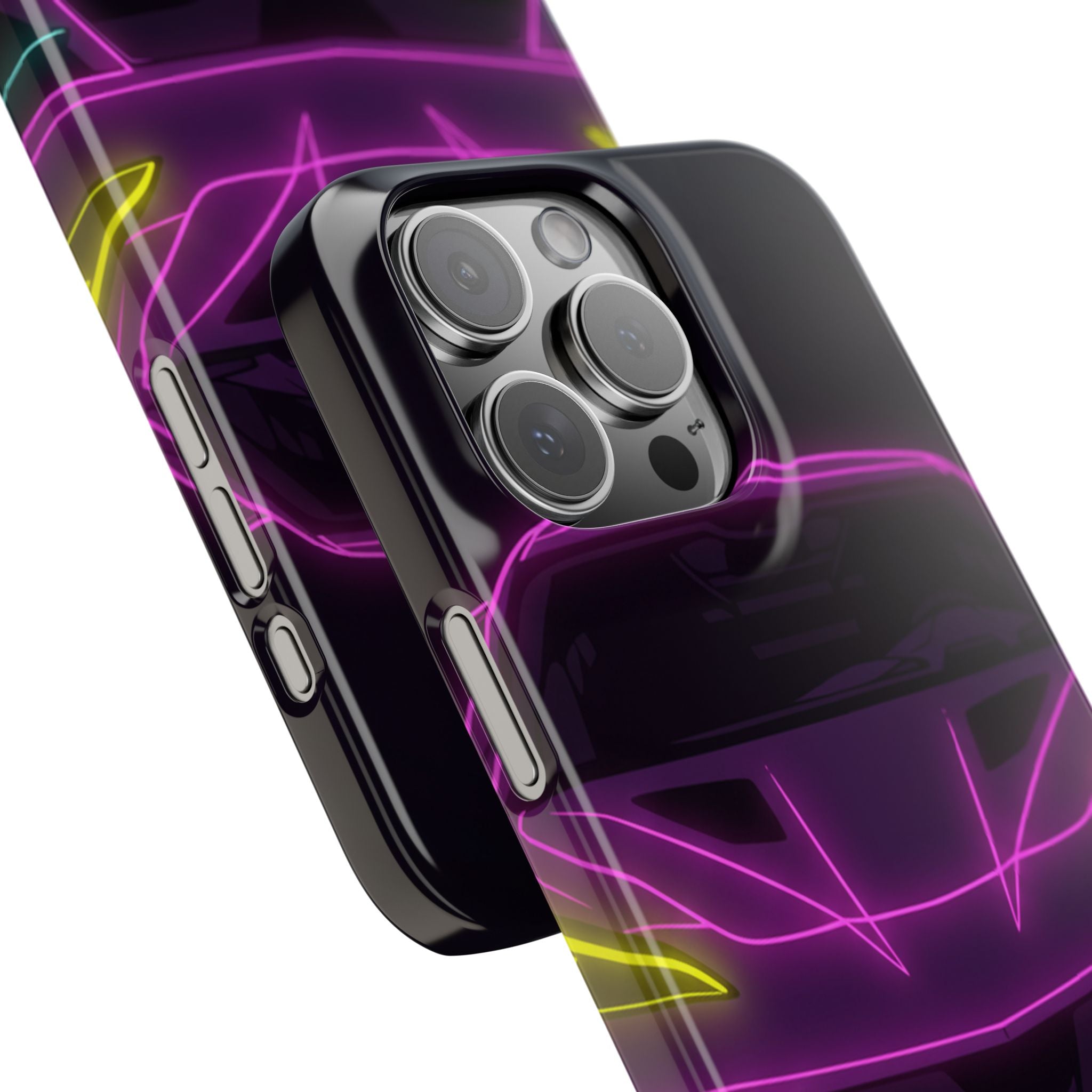 Corvette C8 (2020+) Neon Synthwave Phone Case