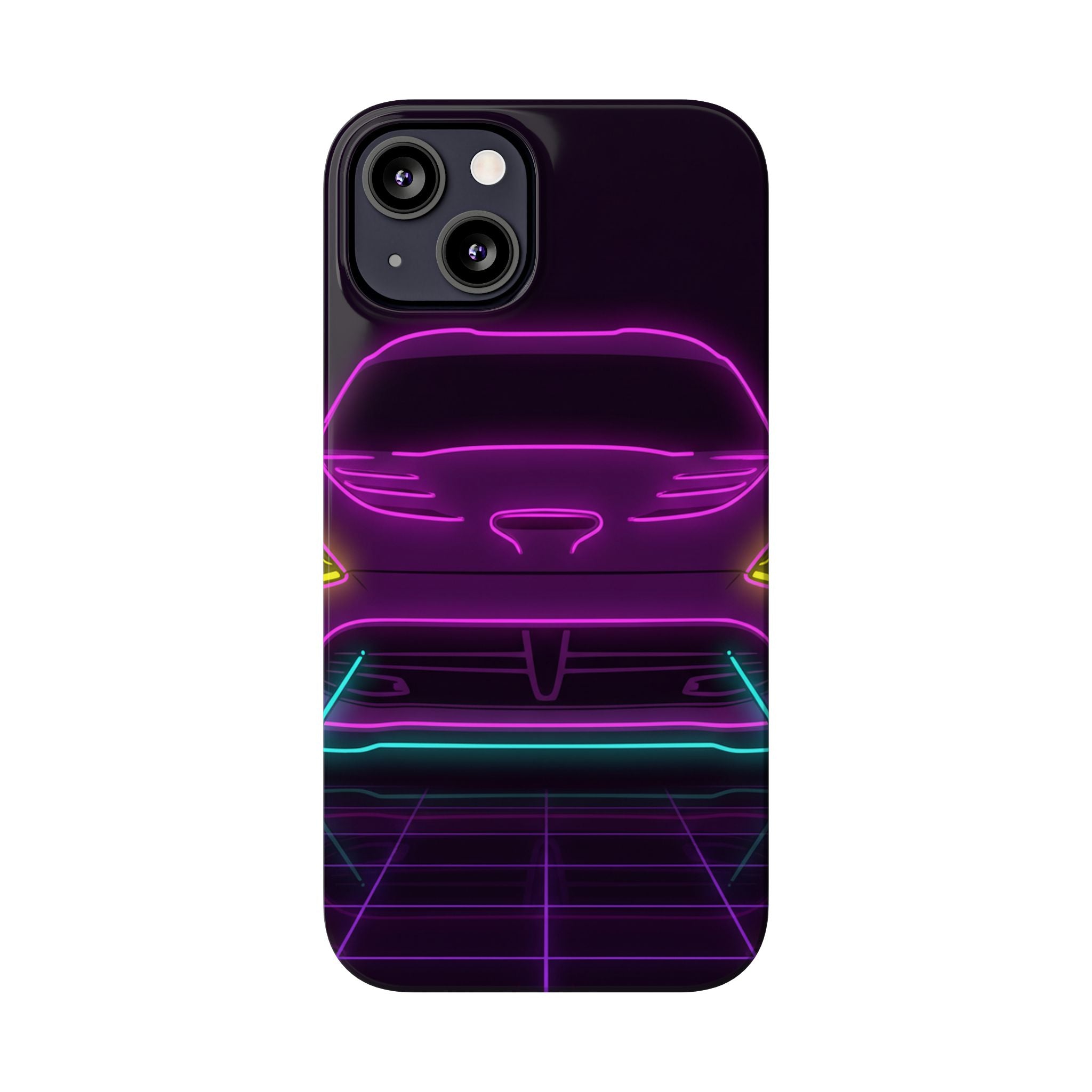 Dodge Viper (1992-17) Neon Synthwave Phone Case