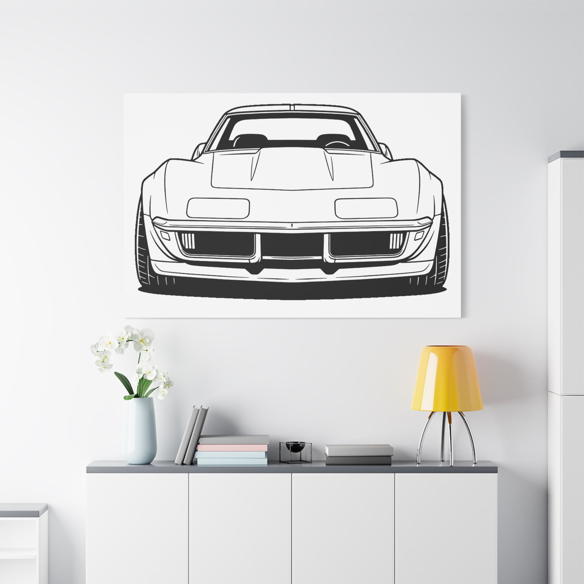 1969 Corvette Stingray C3 Canvas Wall Art
