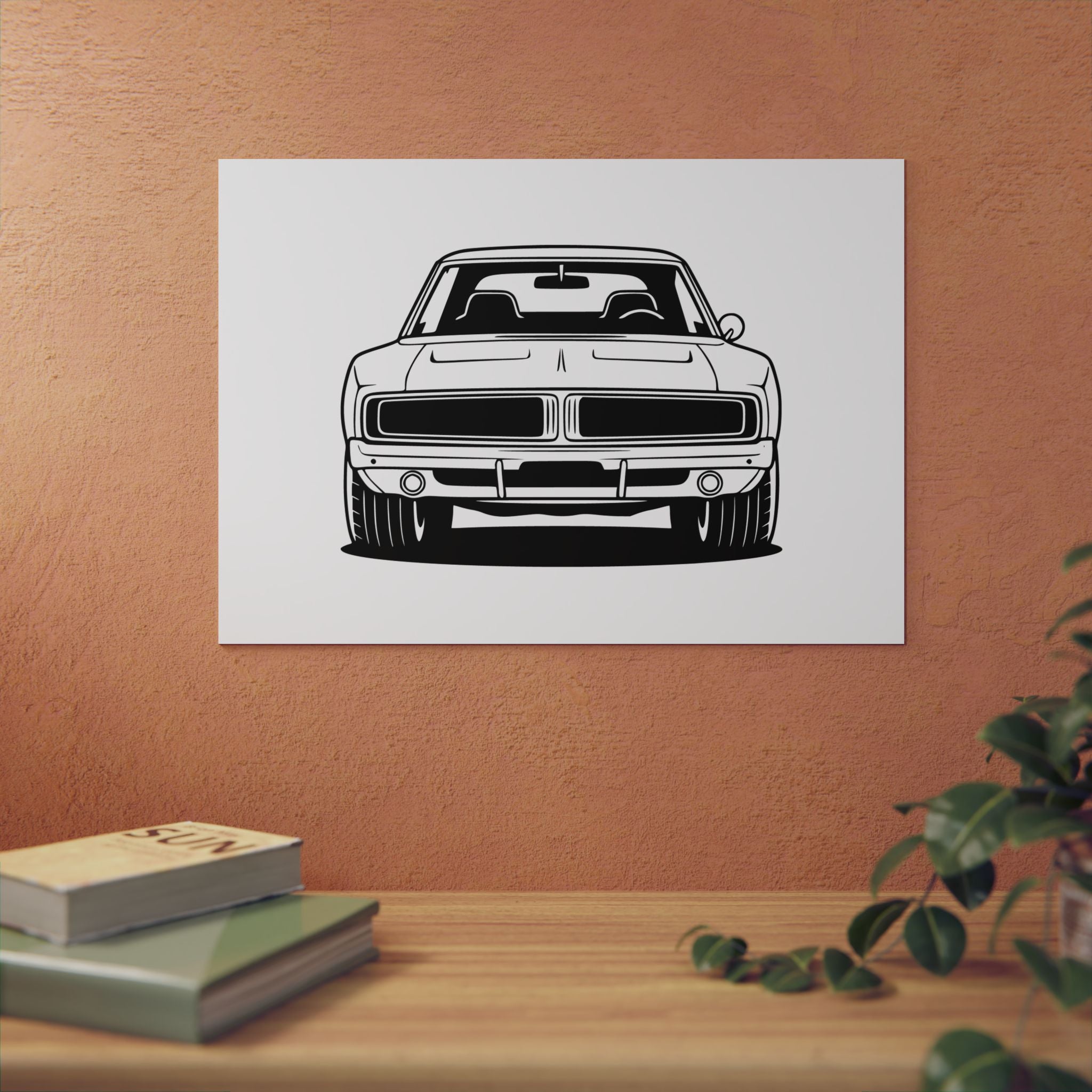 Dodge Charger R/T (1968-70) Resto-Mod Metal Wall Sign