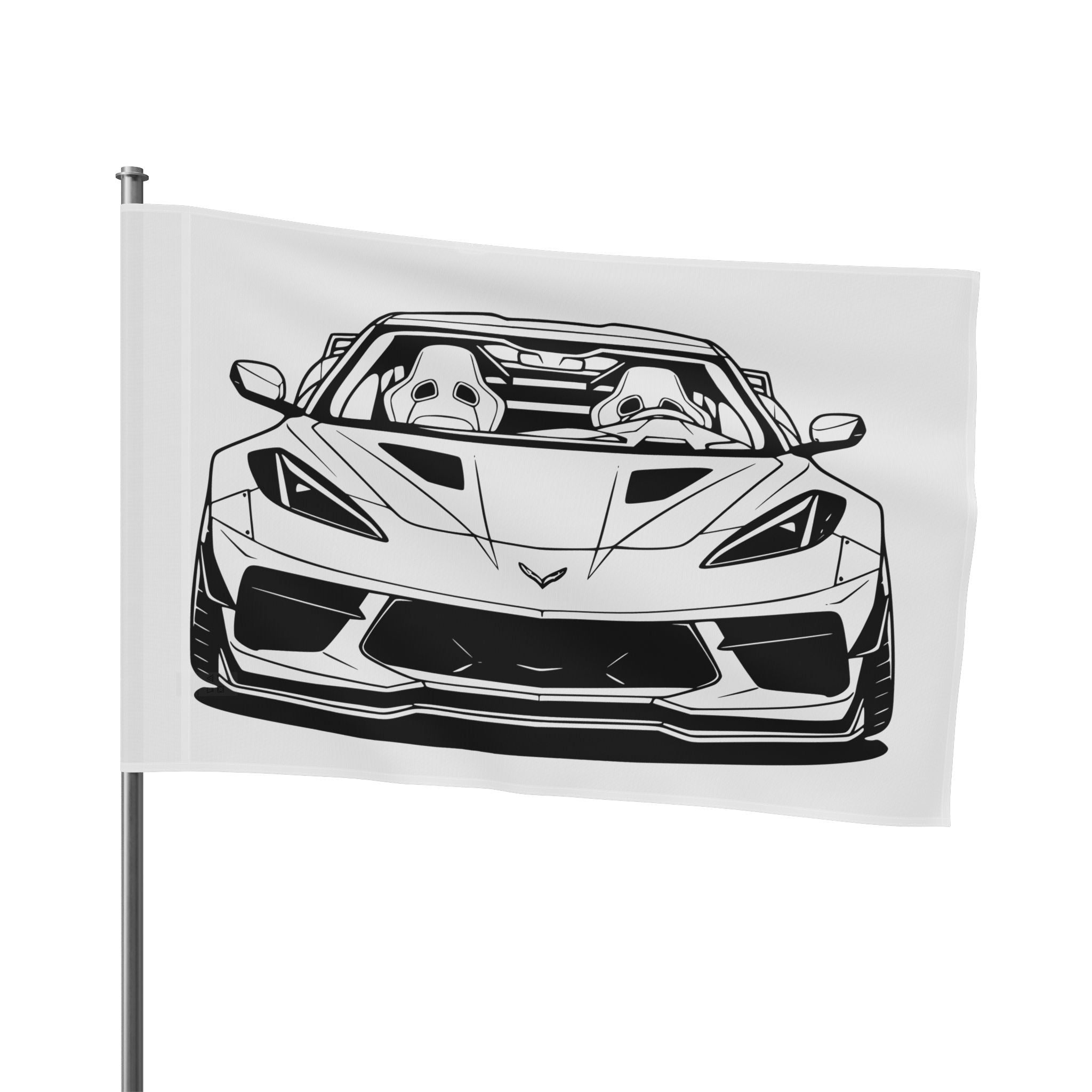 Corvette C8 (2020+) Garage Flag