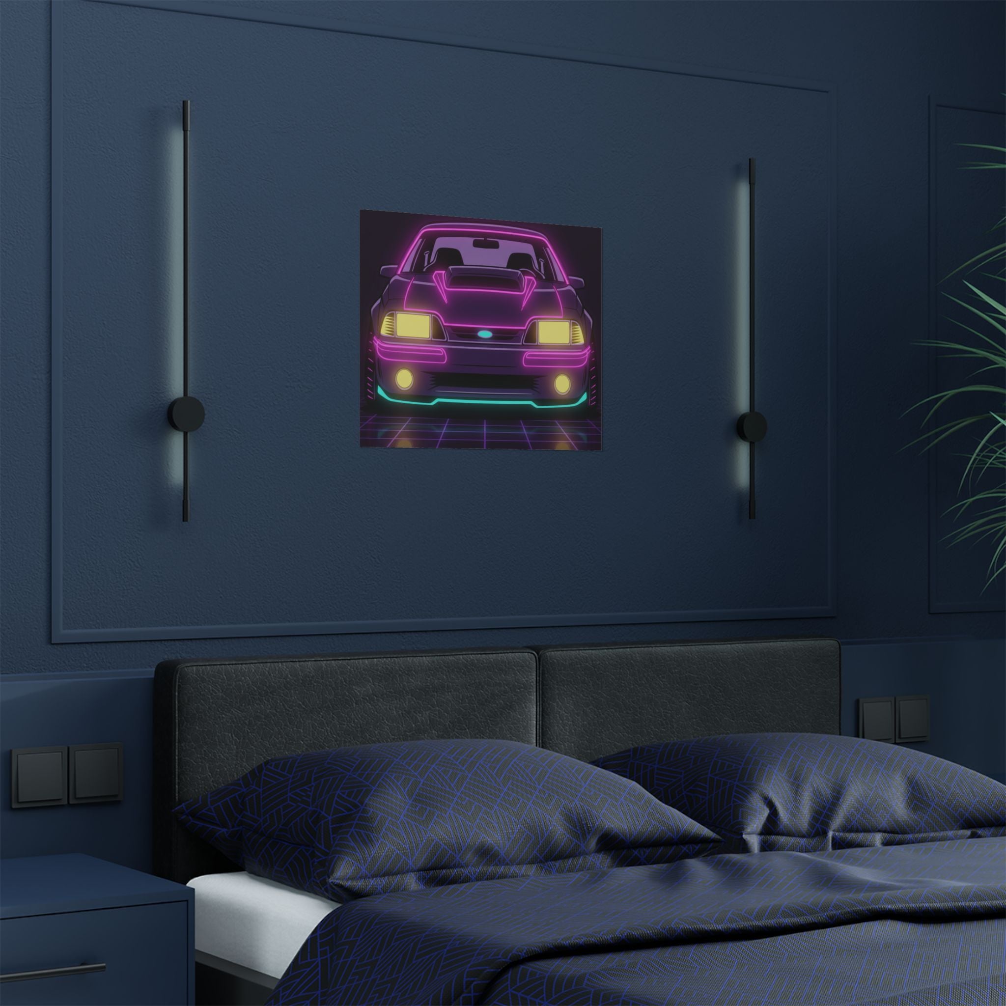 Ford Mustang Fox Body GT Poster