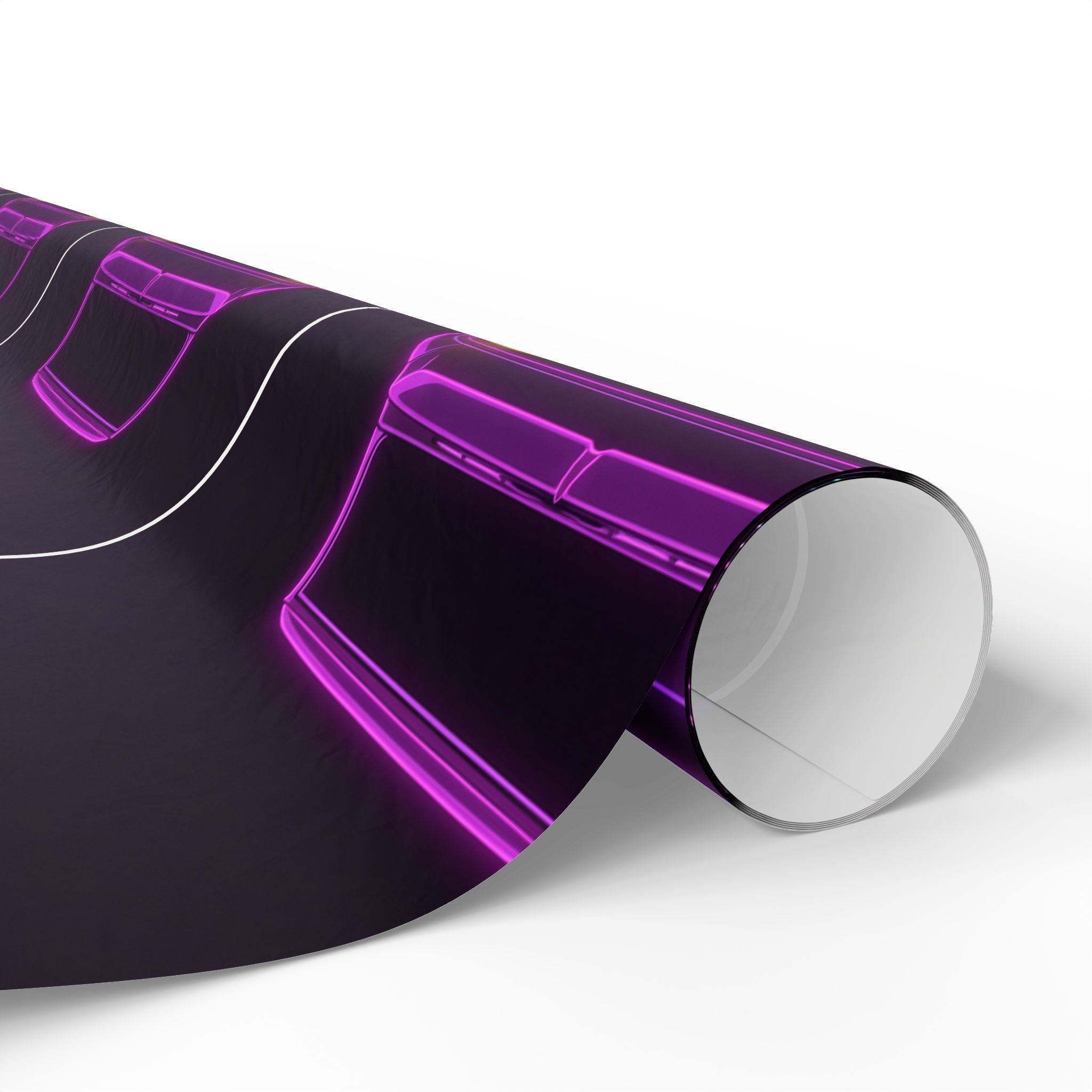 Chevy C10 Pickup (1967-72) Pro-Touring Neon Synthwave Gift Wrapping Paper