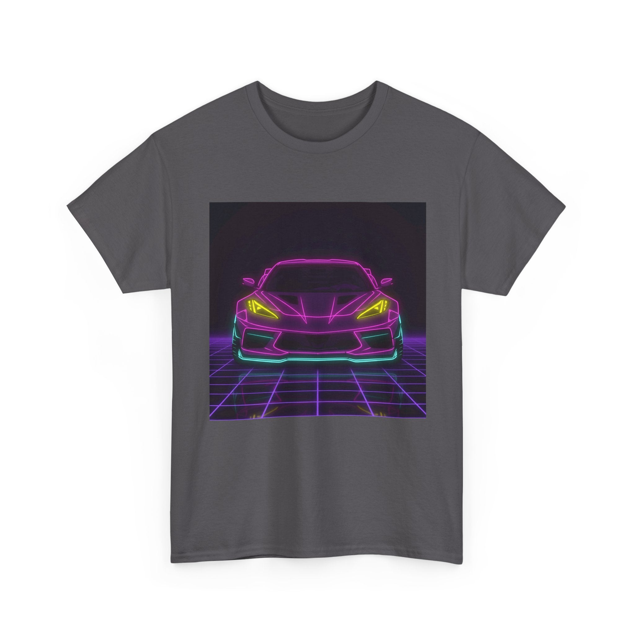 Corvette C8 (2020+) Neon Synthwave Unisex Tee