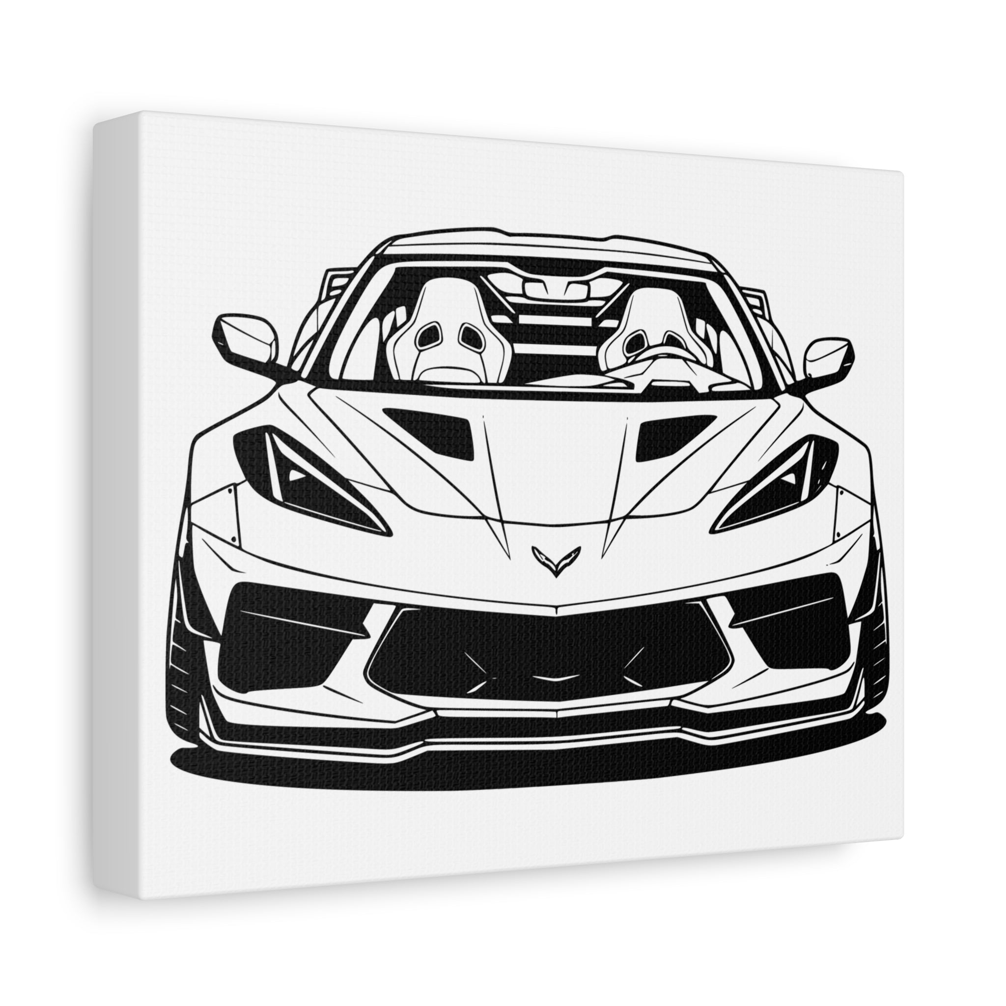 Corvette C8 (2020+) Canvas Wall Art