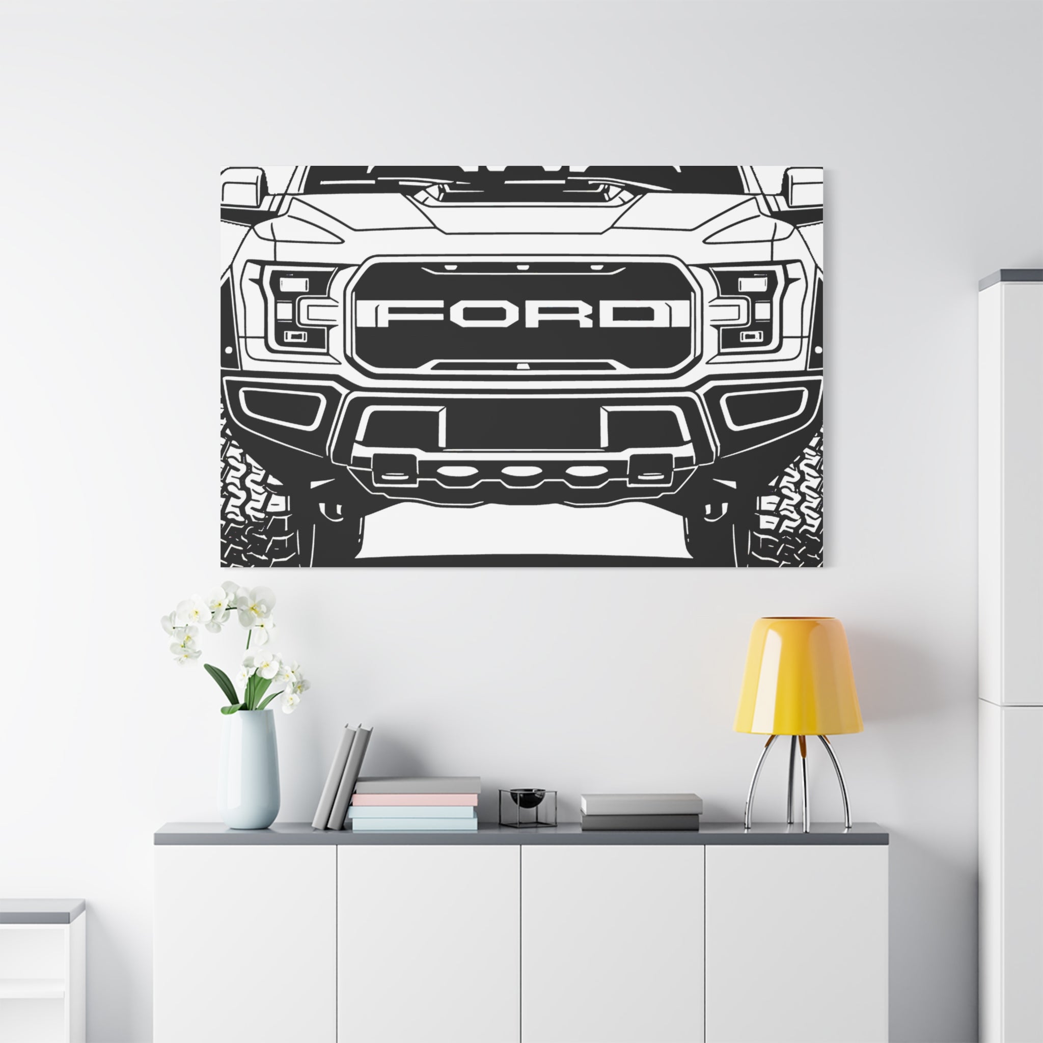 Ford F-150 Raptor Gen 2 Canvas Wall Art