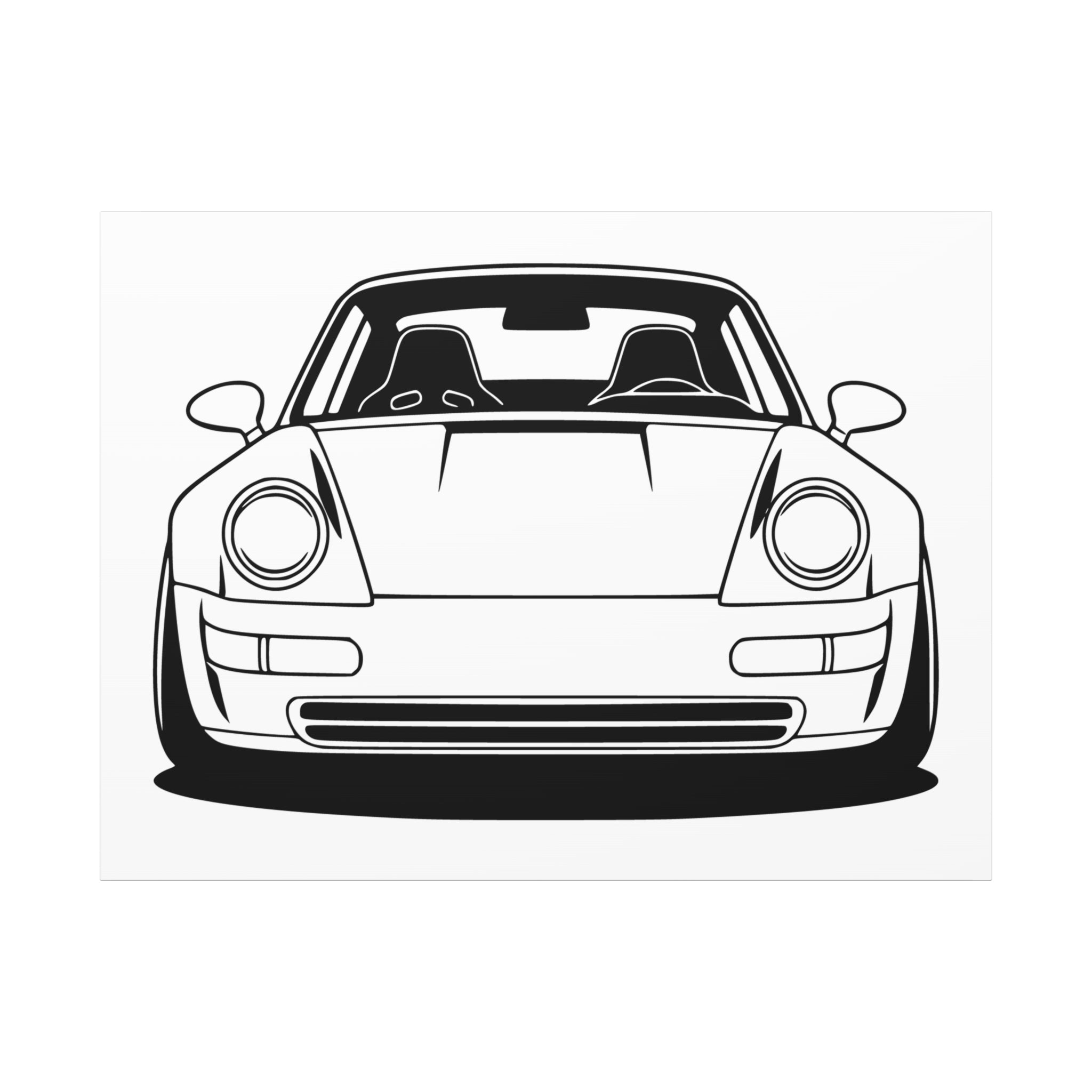 Porsche 964 Singer Canvas Wall Art