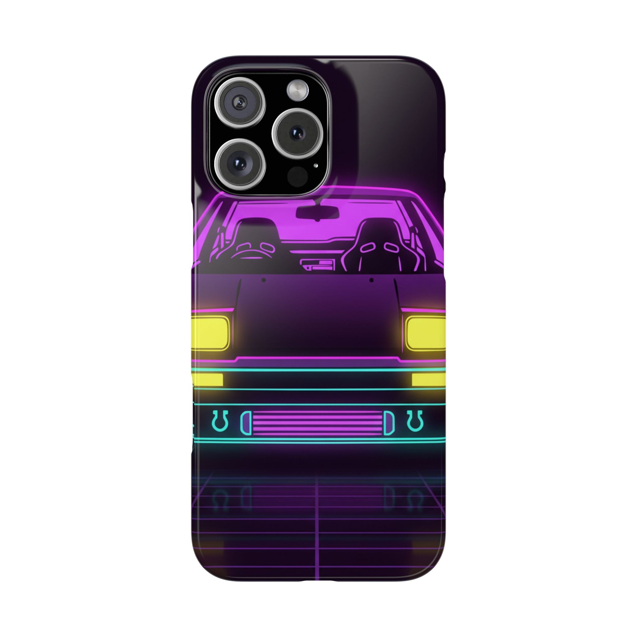 Toyota AE86 (1983-87) Neon Synthwave Phone Case