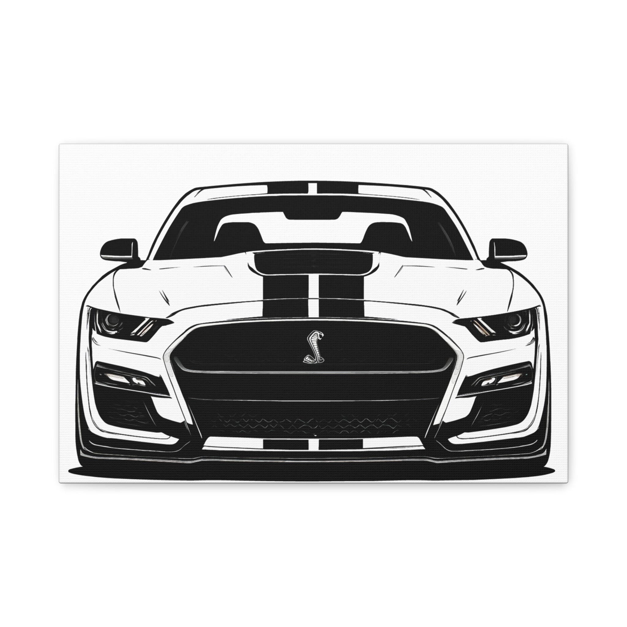 Ford Mustang Shelby GT500 Canvas Wall Art