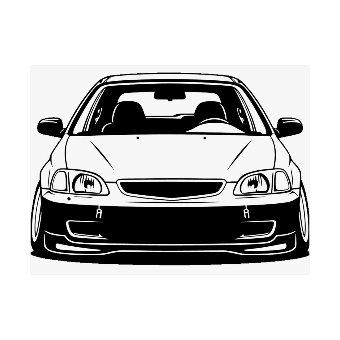 Honda Civic EK Hatch Poster