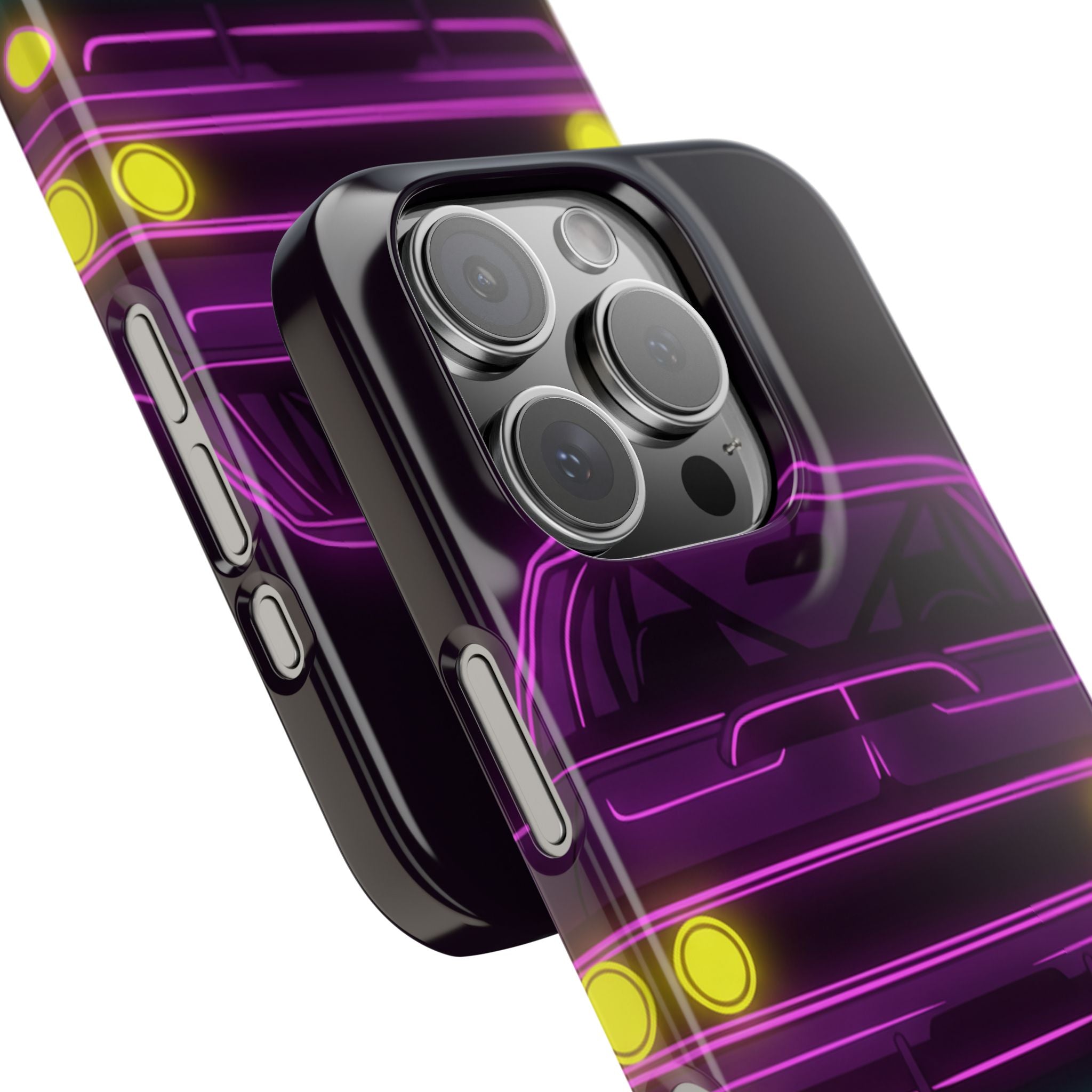 Dodge Charger R/T (1968-70) Neon Synthwave Phone Case